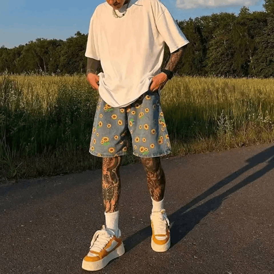 Japanese Brand × Other Summer Streetwear Oversize Unisex Shorts Size US 30 / EU 46 - 4 Thumbnail