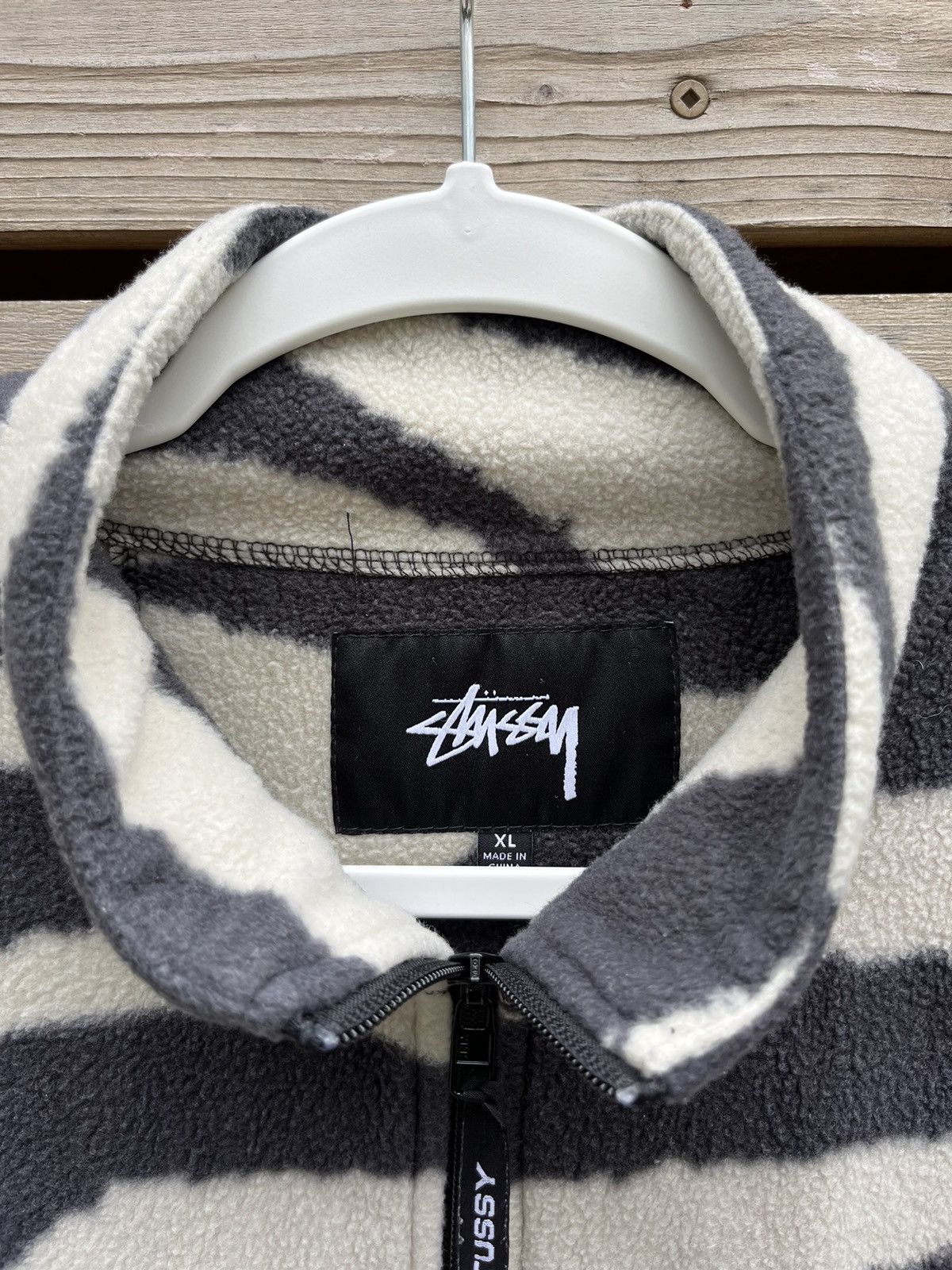 Stussy Stussy Zebra Fleece Jacket Half Zip Pullover Y2K Size US XL / EU 56 / 4 - 6 Thumbnail