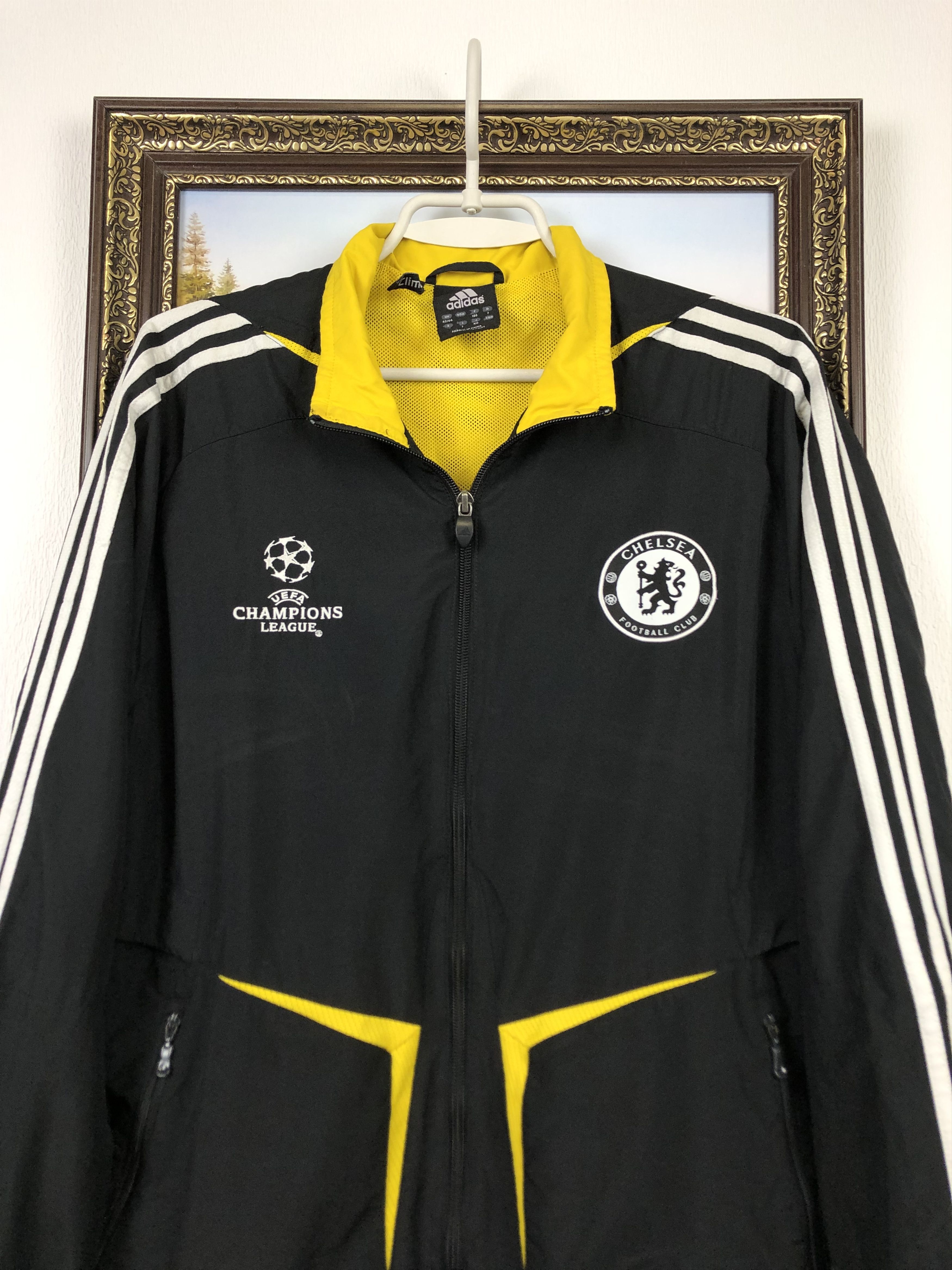 Adidas Vintage Adidas Chelsea Football Jacket Soccer Track Top Rare Size US L / EU 52-54 / 3 - 2 Thumbnail