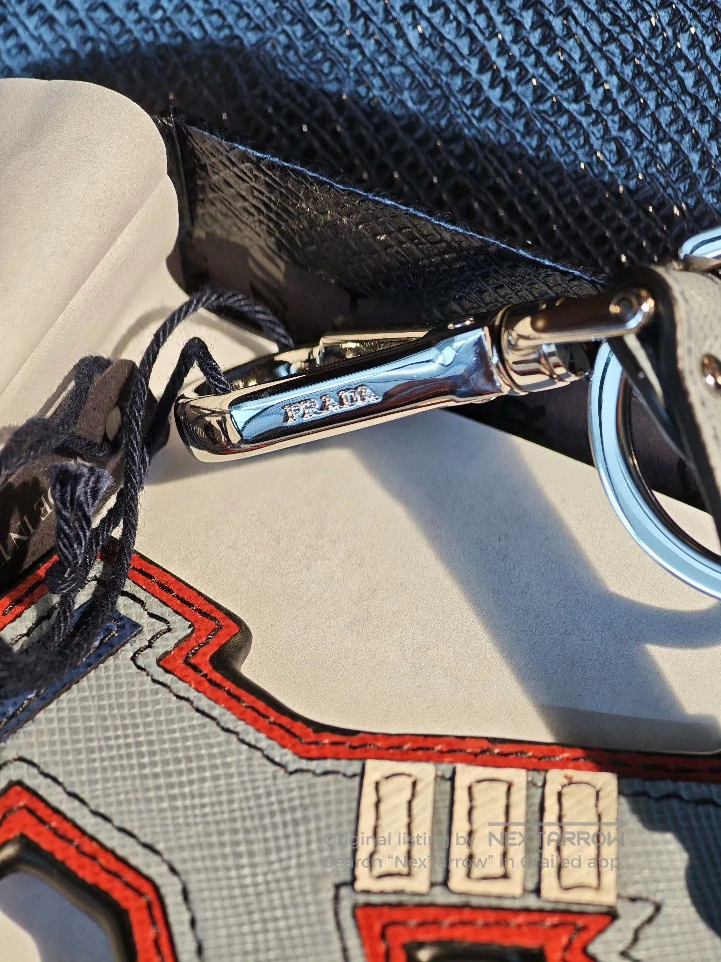 Prada Prada Letter H Keychain. Size ONE SIZE - 3 Thumbnail