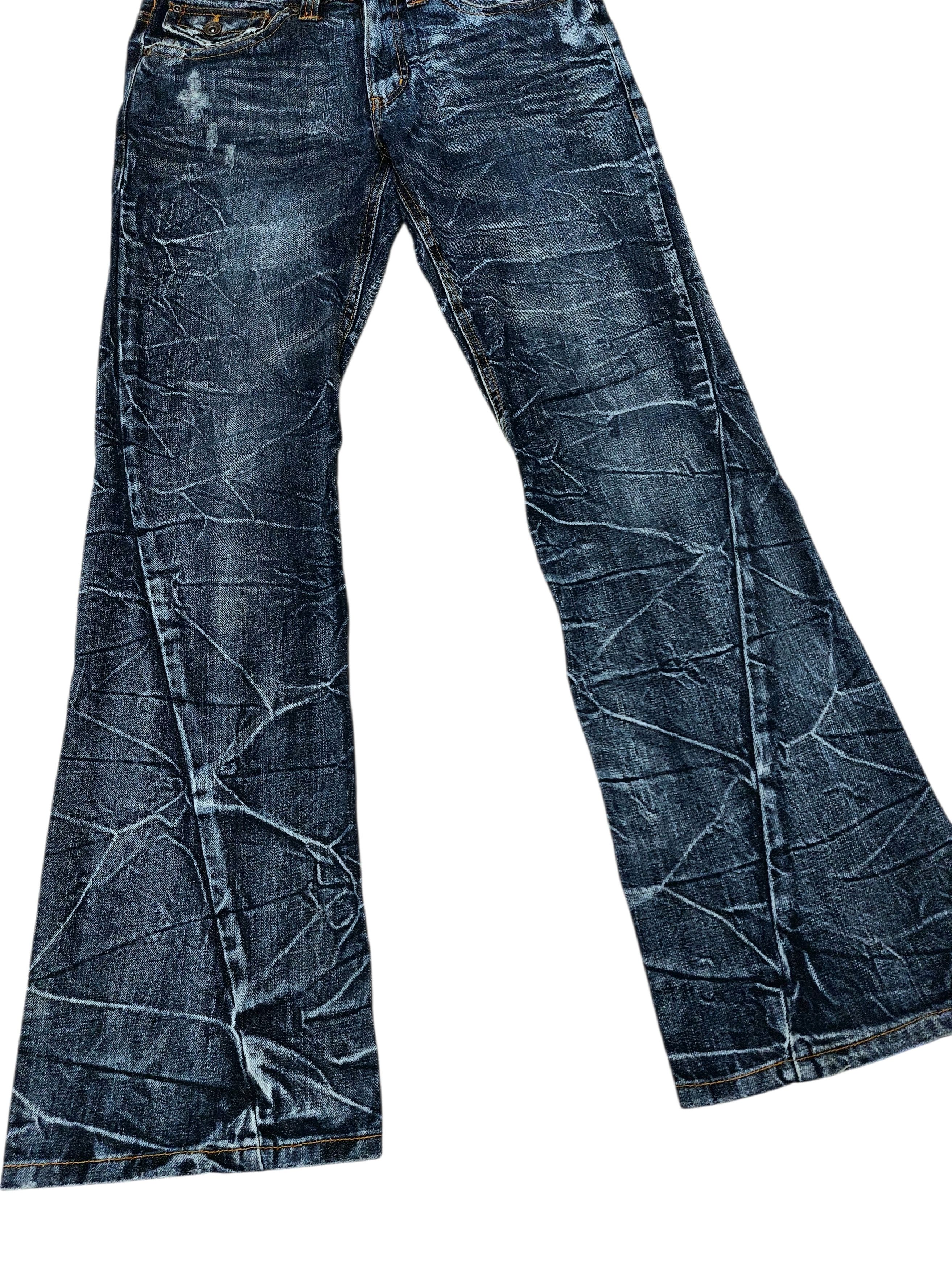 Mr. Gentleman Vintage Nylaus Japan Flare Jeans Size US 30 / EU 46 - 9 Thumbnail