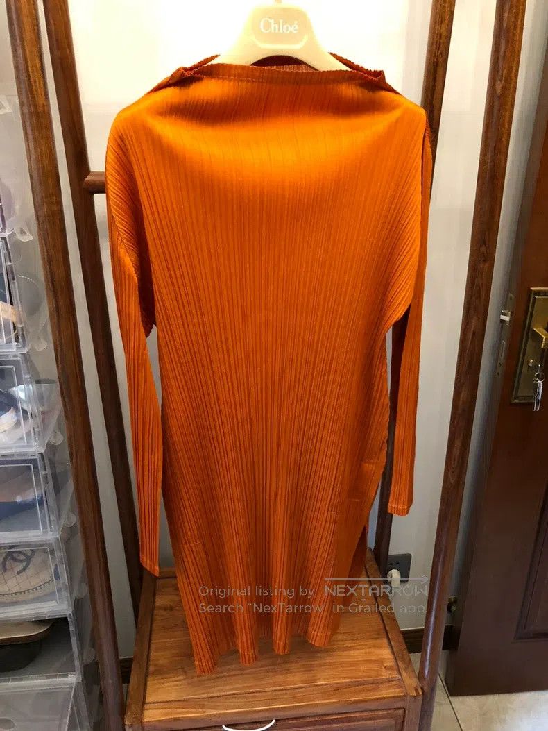 Issey Miyake Issey Miyake Orange Dress Size XL / US 12-14 / IT 48-50 - 1 Thumbnail