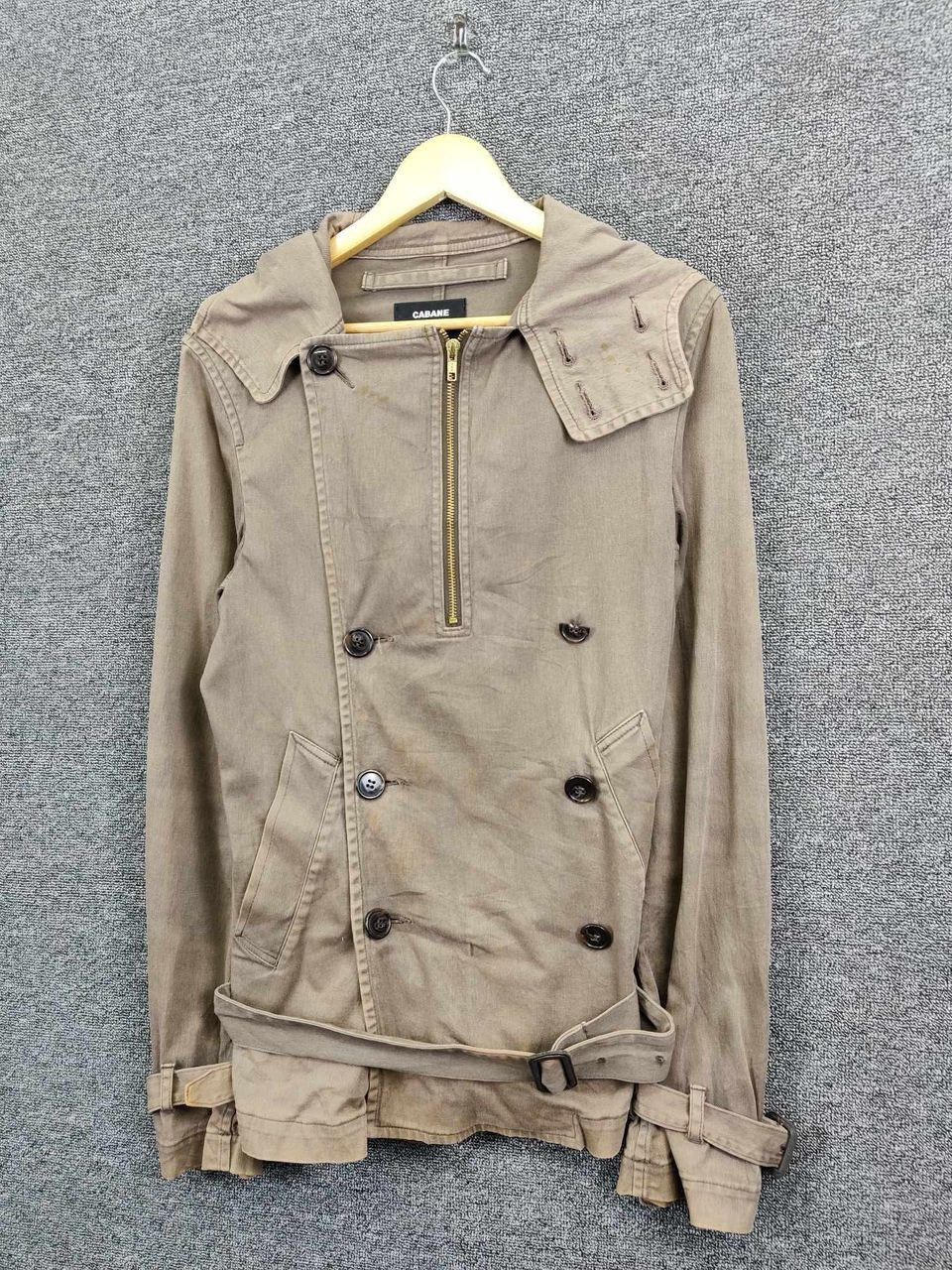 CABANE de ZUCCa 🥷 Cabane De Zucca Issey Miyake Asymmetric Closure Jacket Size US M / EU 48-50 / 2 - 2 Thumbnail