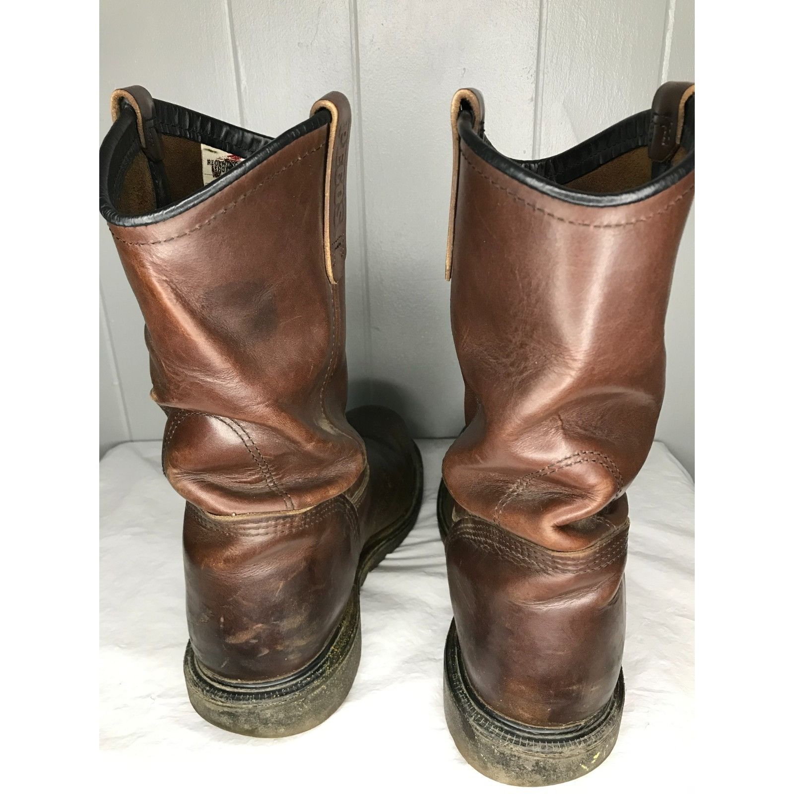 Red Wing Red Wing Pecos Boots Mens Size 11 Brown Leather Work Oil Sli Size US 11 / EU 44 - 3 Thumbnail