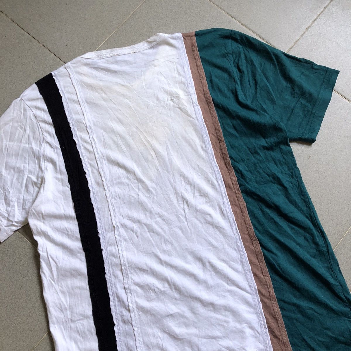 Diesel DIESEL Aesthetic Cut & Sew Rare Design T-Shirt Size US S / EU 44-46 / 1 - 5 Thumbnail
