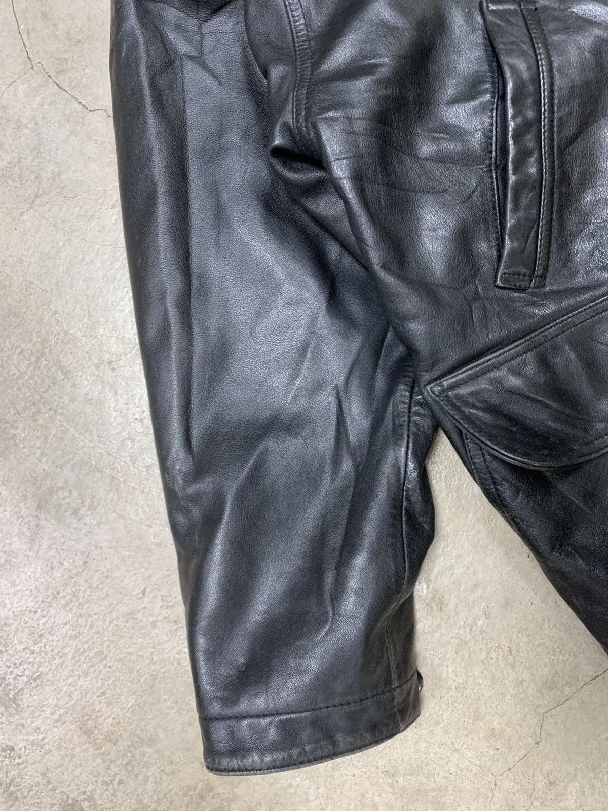 Kenzo Kenzo Jeans Vintage Distressed Leather Jacket Size US XL / EU 56 / 4 - 5 Thumbnail