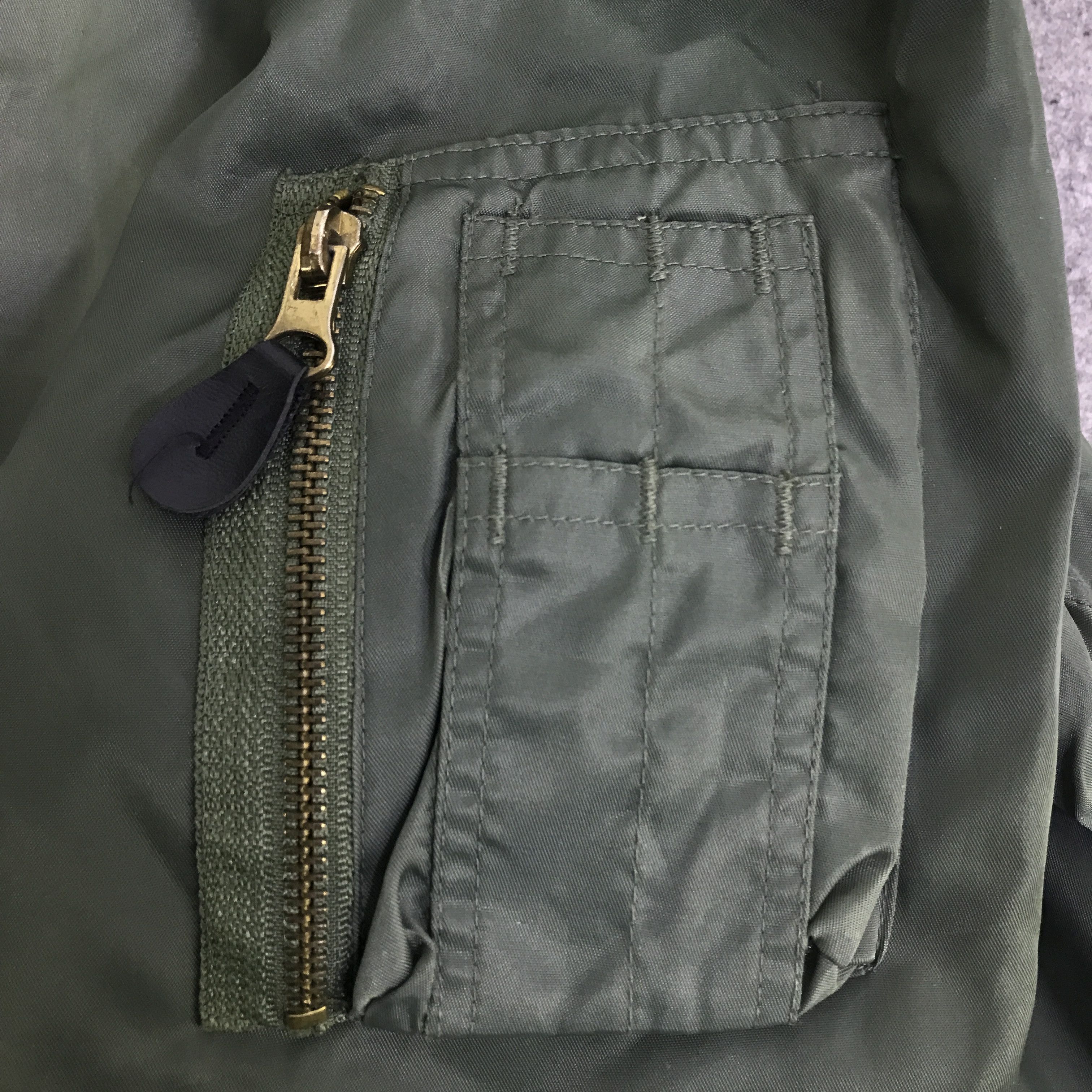 Japanese Brand Japanese Ma-1 Bomber Jacket K120B12 Size US L / EU 52-54 / 3 - 9 Thumbnail