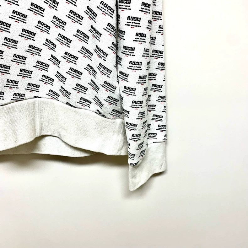 Gucci Gucci Full-print hooded sweatshirt 2501-Nextarrow Size US M / EU 48-50 / 2 - 6 Thumbnail