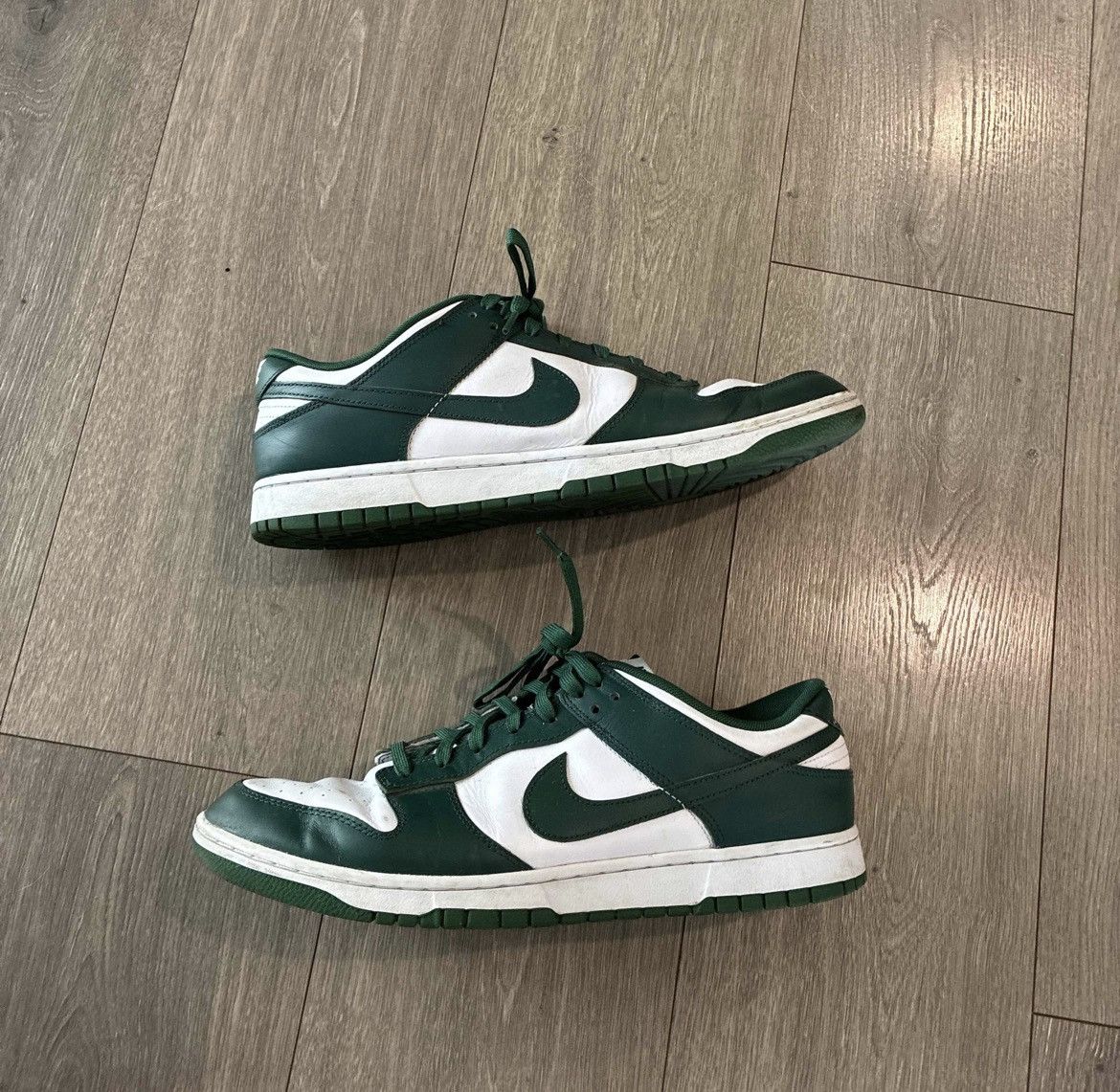 Nike Nike Dunk Low Michigan State Size 14 Size US 14 / EU 47 - 1 Thumbnail