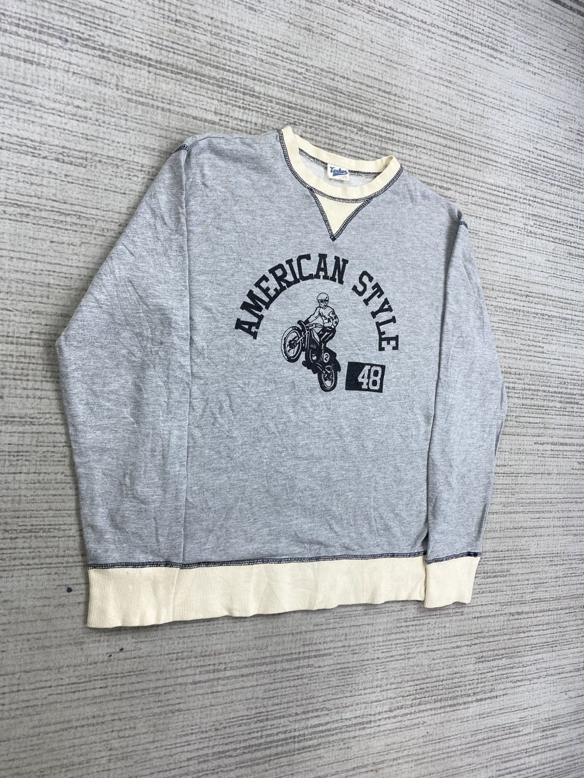 Japanese Brand × Vintage Vintage Tarker American Style Motorsports Sweatshirt Size US M / EU 48-50 / 2 - 3 Thumbnail