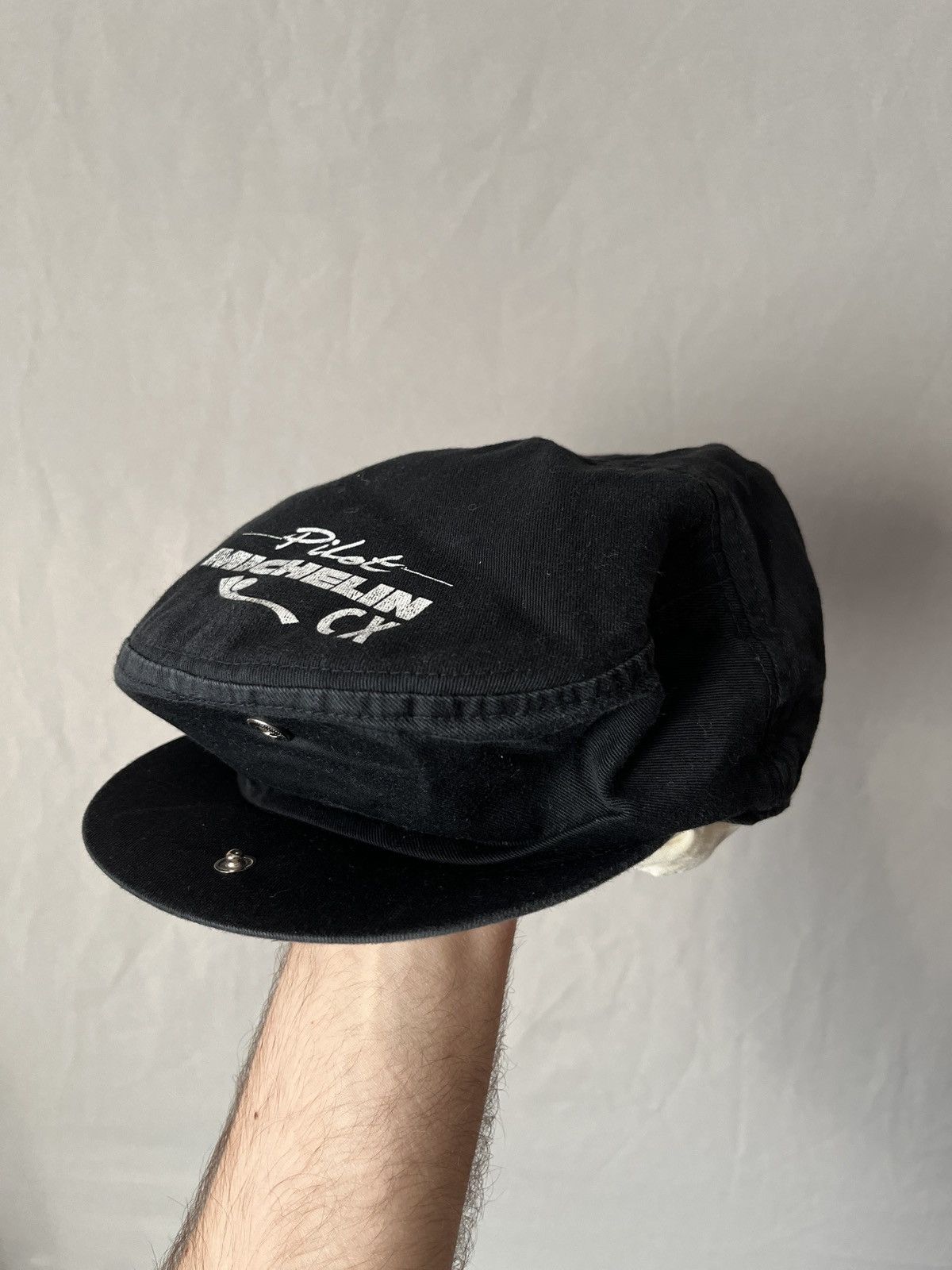 Vintage Vintage Pilot Michelin CX Racing Flat Hat Size ONE SIZE - 7 Thumbnail