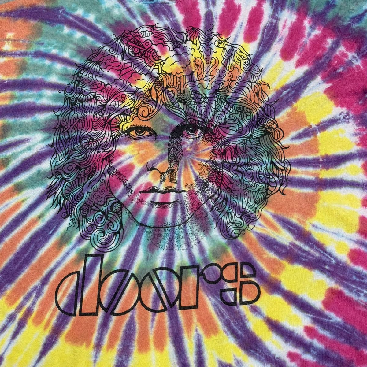 Band Tees × Droors Doors Tie Dye Oversized T-Shirt Size XL Size US XL / EU 56 / 4 - 8 Thumbnail
