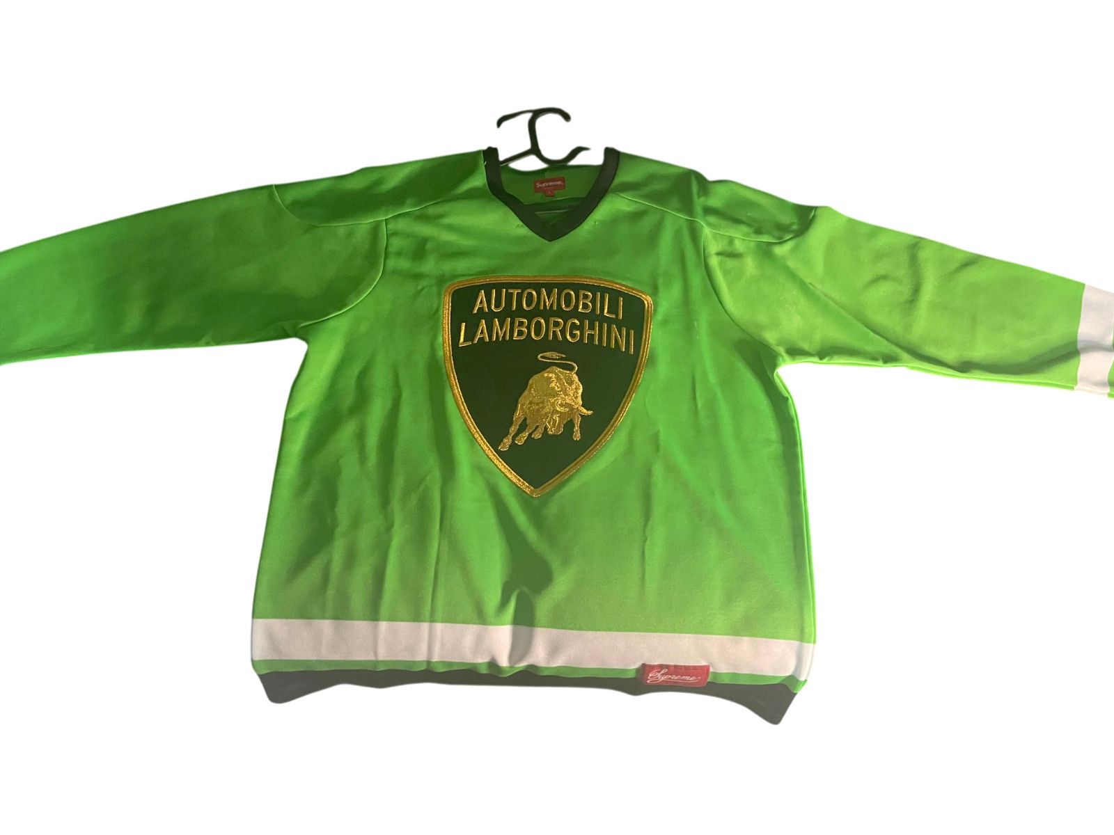 Supreme Supreme Lamborghini Hockey Jersey SS20 Lime Green Large Size US L / EU 52-54 / 3 - 6 Thumbnail