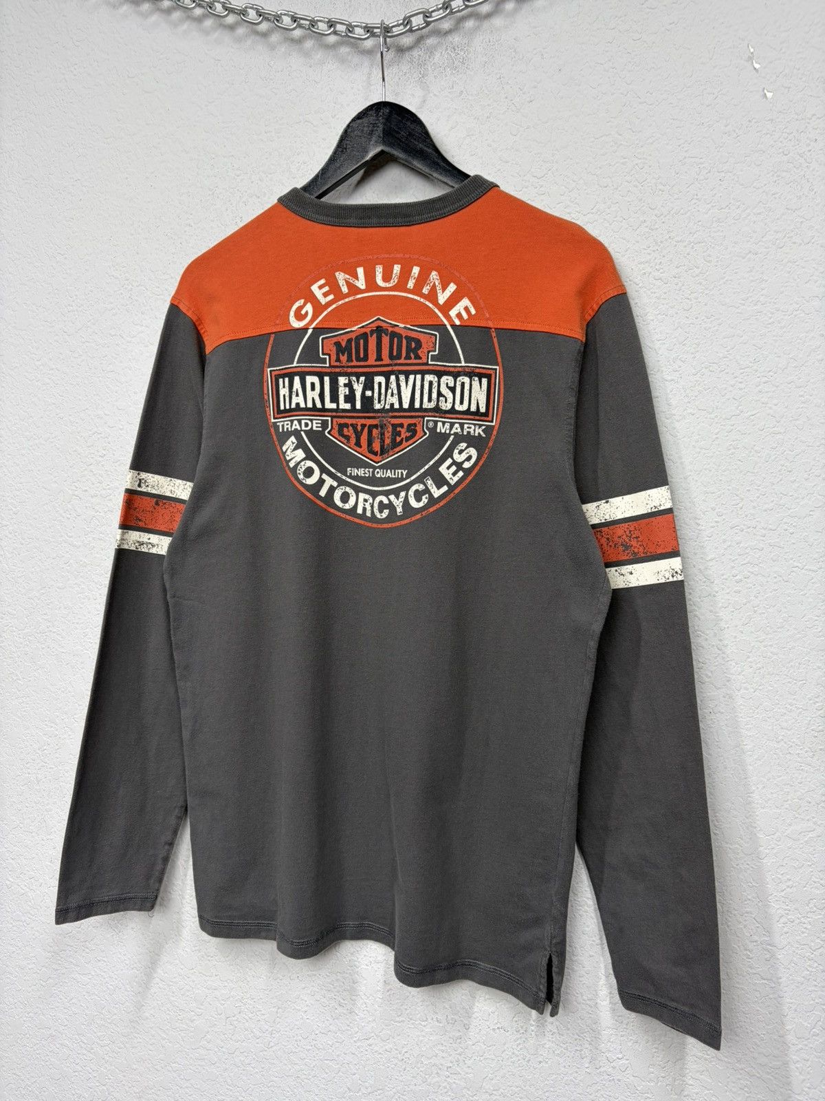 Harley Davidson Vintage Harley-Davidson Long Sleeve Tee Biker Graphic Y2K Size US L / EU 52-54 / 3 - 3 Thumbnail