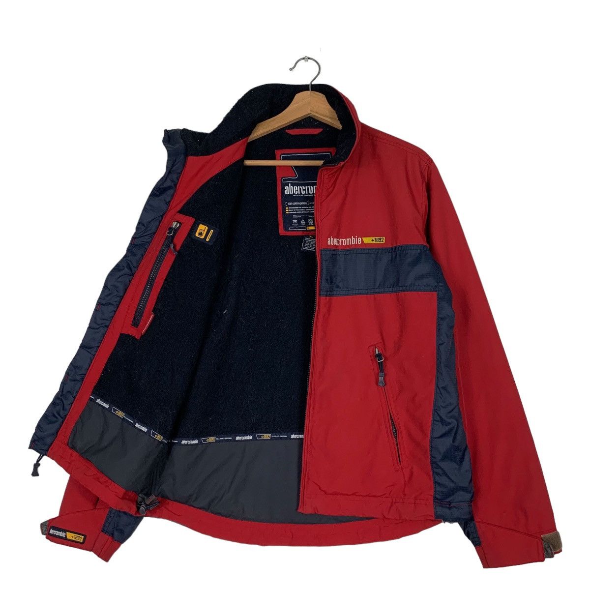 Abercrombie & Fitch ABERCROMBIE +1892 Mountain Outwear Red Jacket #0659-C30 Size US XL / EU 56 / 4 - 10 Thumbnail