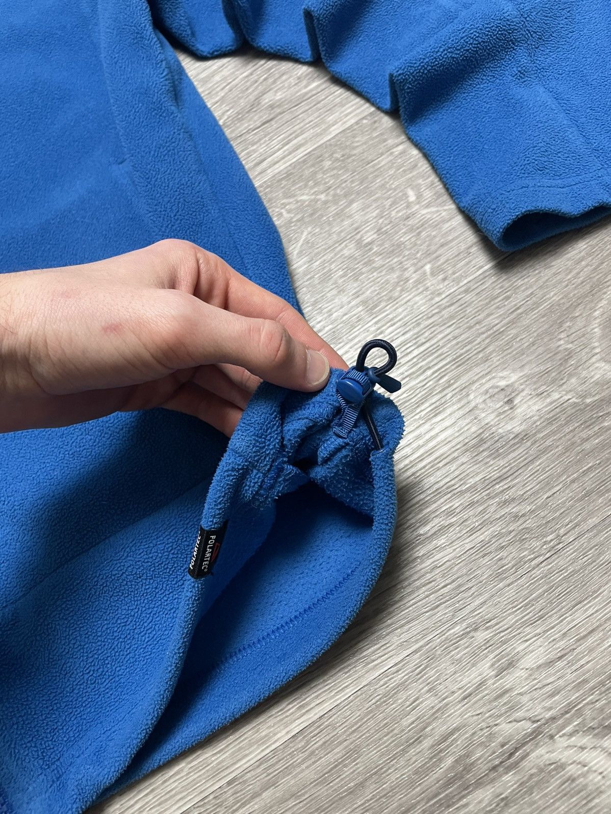 The North Face Vintage The North Face Polartec Blue Full Zip Fleece Jacket Size US L / EU 52-54 / 3 - 8 Thumbnail