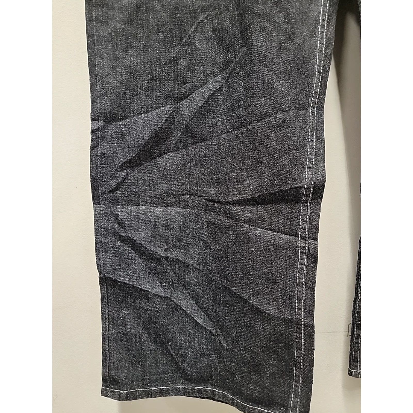 Vintage VINTAGE Black Phat Farm Denim Jeans Mens Wide-Leg 44x32 Cotton Blend 46x32 Inseam 32in Regular Computer-? Size US 44 / EU 60 - 4 Thumbnail