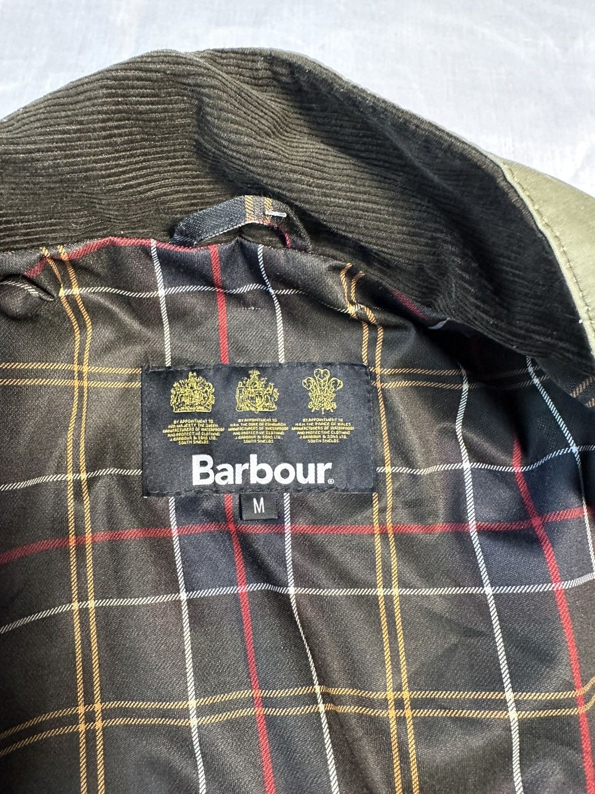 Barbour × Vintage Vintage Barbour Waxed Jacket Coat Made In London Size US M / EU 48-50 / 2 - 7 Thumbnail