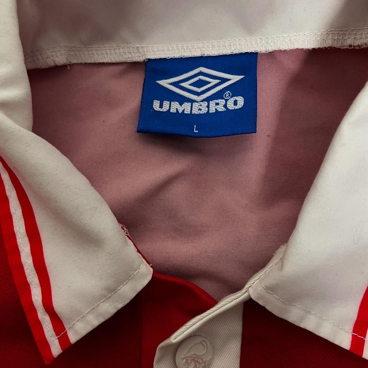Umbro × Vintage 🔥 AJAX 1997 1998 UMBRO VINTAGE SOCCER JERSEY FOOTBALL SHIRT Size US L / EU 52-54 / 3 - 3 Thumbnail