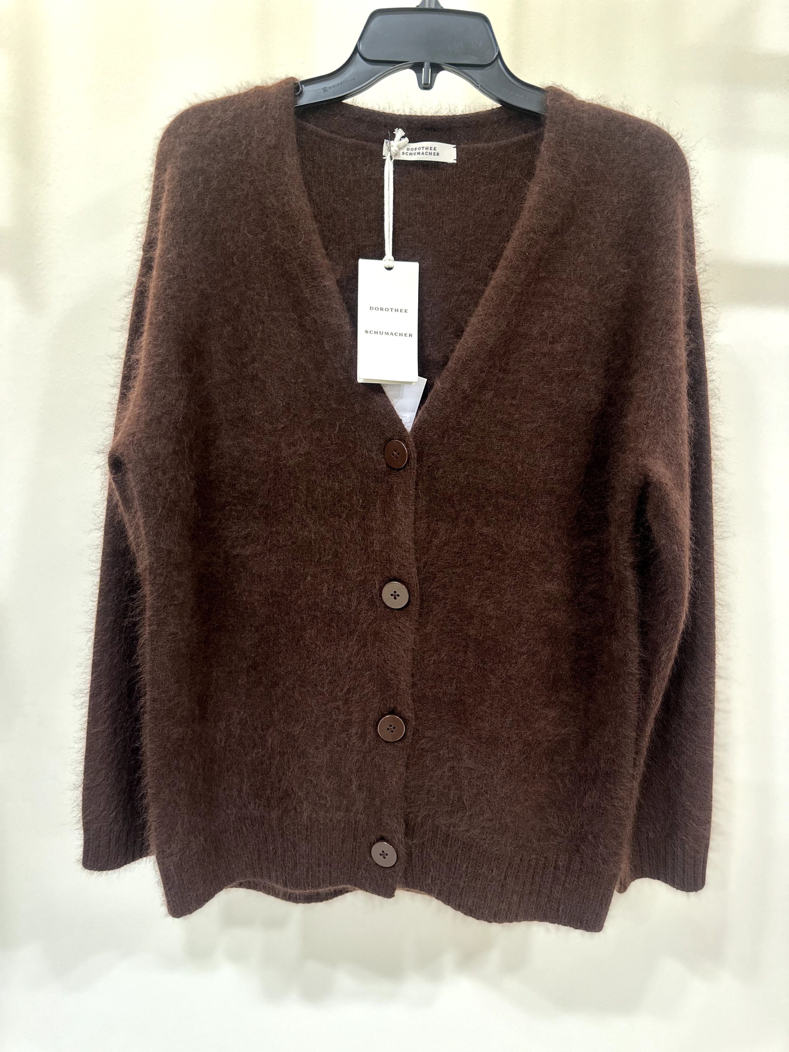 DOROTHEE SCHUMACHER Dorothee Schumacher Fluffy Statement Cardigan Size L / US 10 / IT 46 - 1 Thumbnail