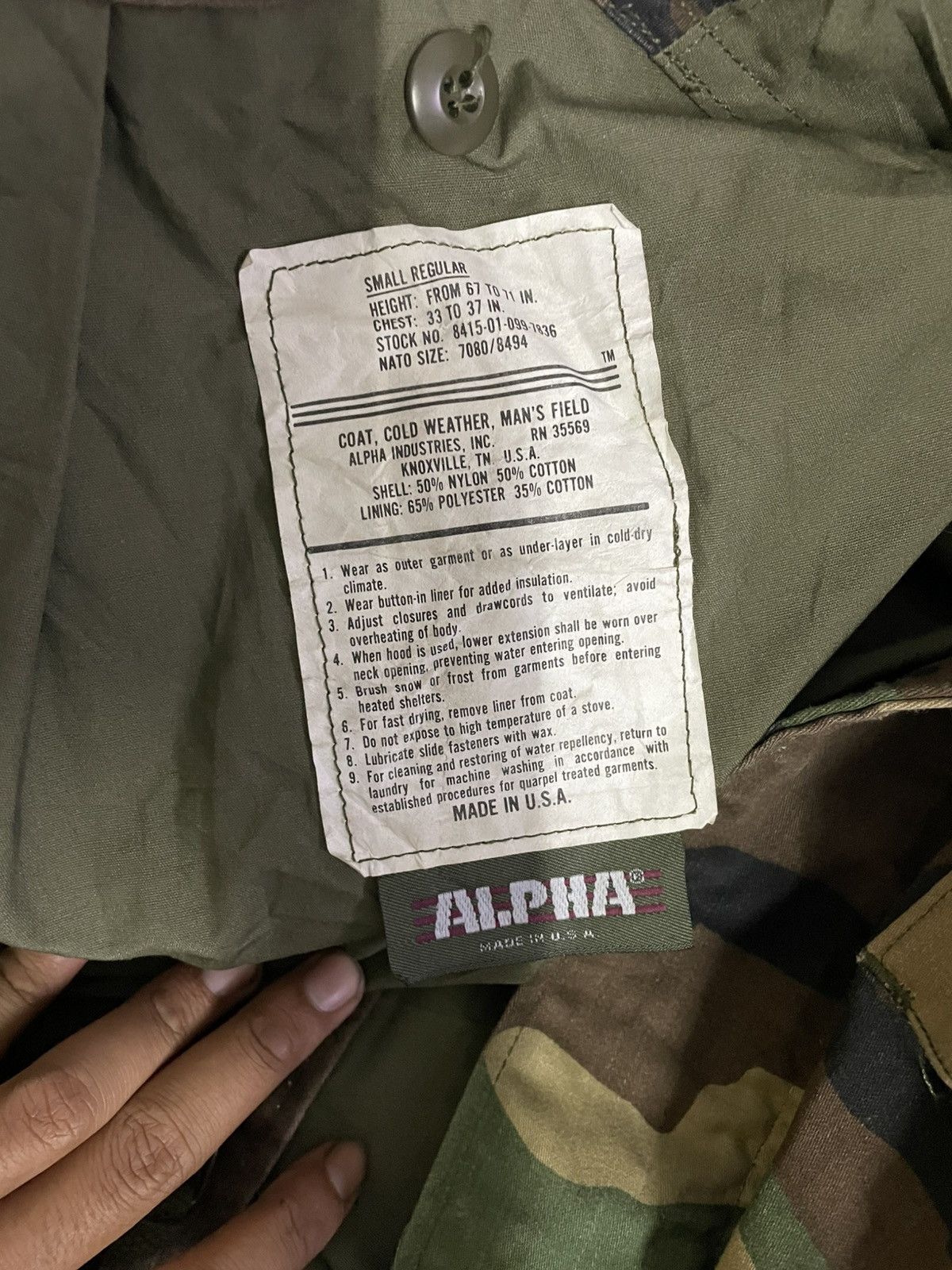 Alpha Industries 90s Alpha rare Jacket Size US S / EU 44-46 / 1 - 7 Thumbnail