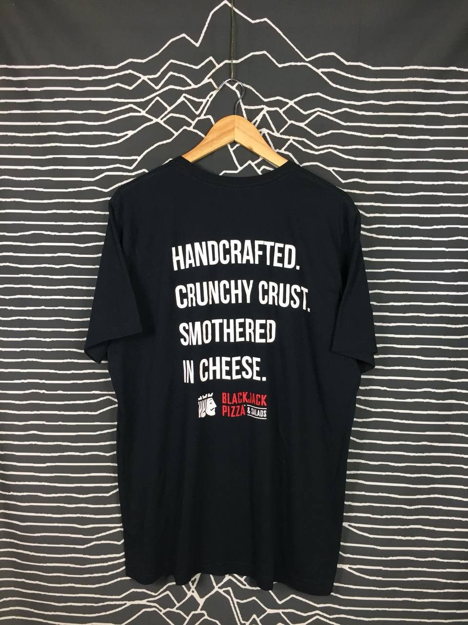 Vintage Blackjack Pizza & Salad Restaurants Souvenir Tee Size US XL / EU 56 / 4 - 1 Thumbnail