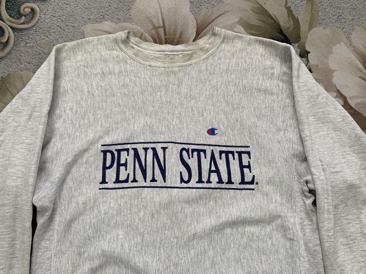 Champion × Vintage Vtg 90s Champion Reverse Weave PENN STATE Sweatshirt Size US XL / EU 56 / 4 - 4 Thumbnail