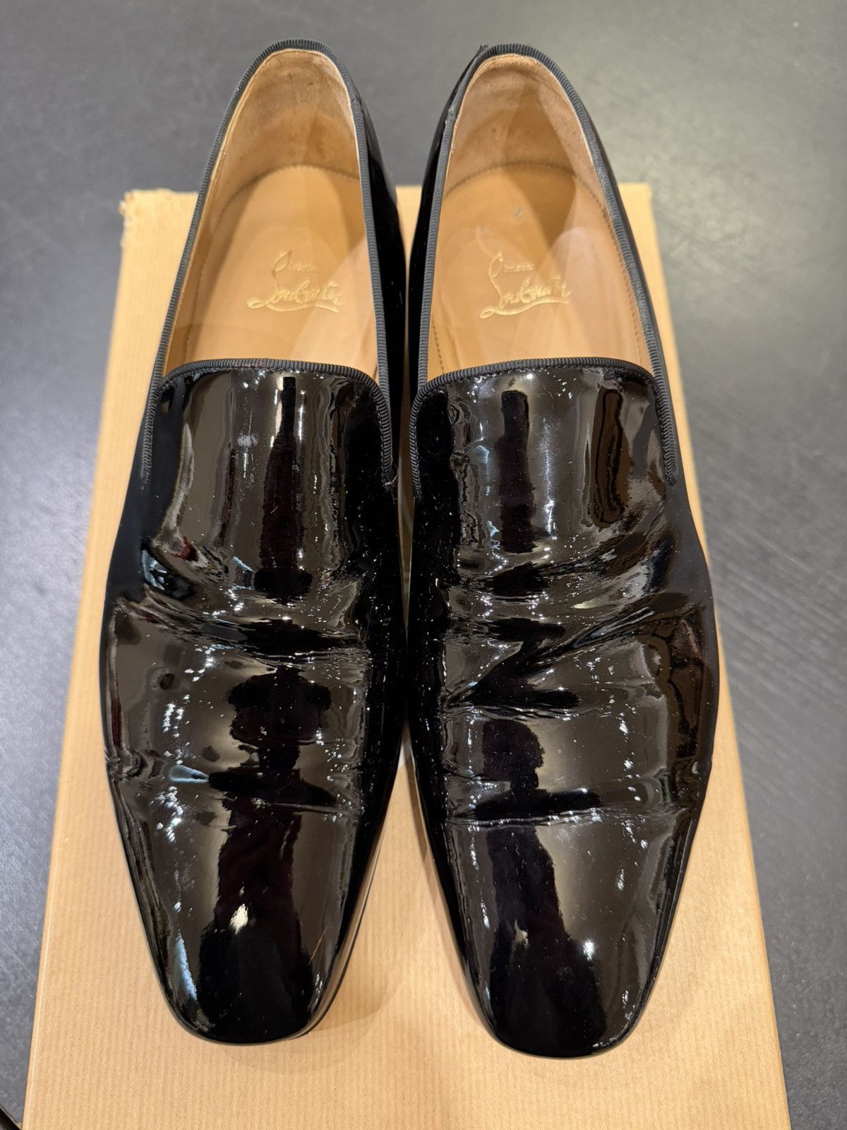Christian Louboutin Christian Louboutin Patent Leather Loafers Size US 9.5 / EU 42-43 - 4 Thumbnail