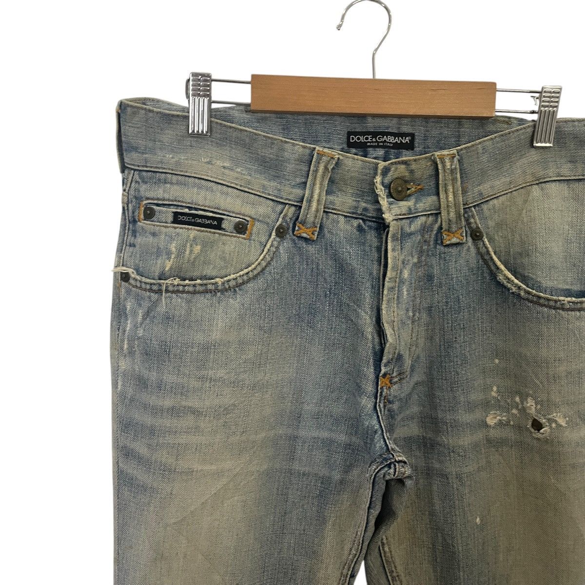 Dolce & Gabbana Vintage Dolce & Gabbana Hollywood Distressed Denim Size US 33 - 3 Thumbnail