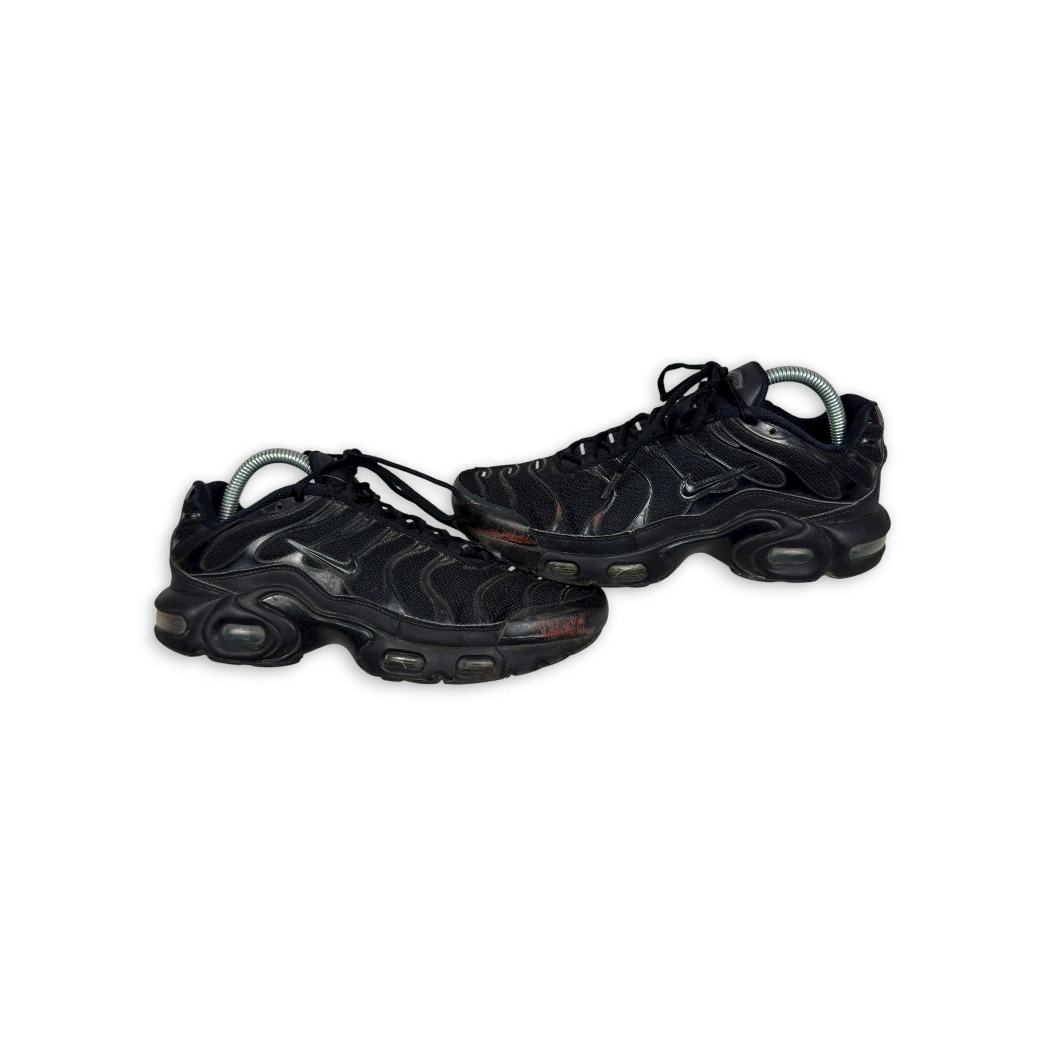 Nike Nike Air Max Plus Core Black Swoosh Athletic Sneaker Shoes 7 Size US 7 / EU 40 - 1 Thumbnail