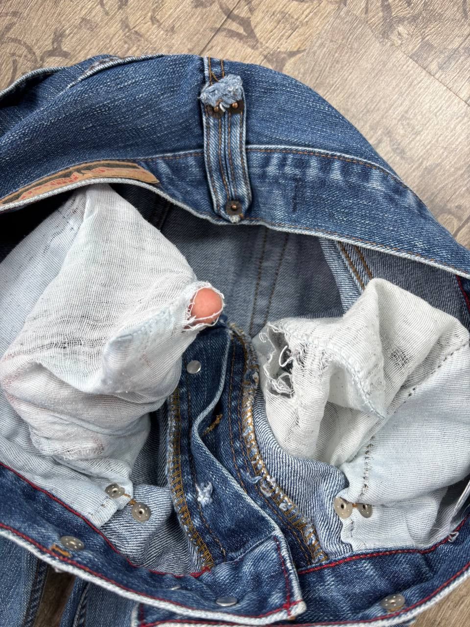 Diesel VTG Diesel y2K Baggy Tab logo japan Denim jeans Size US 32 / EU 48 - 7 Thumbnail