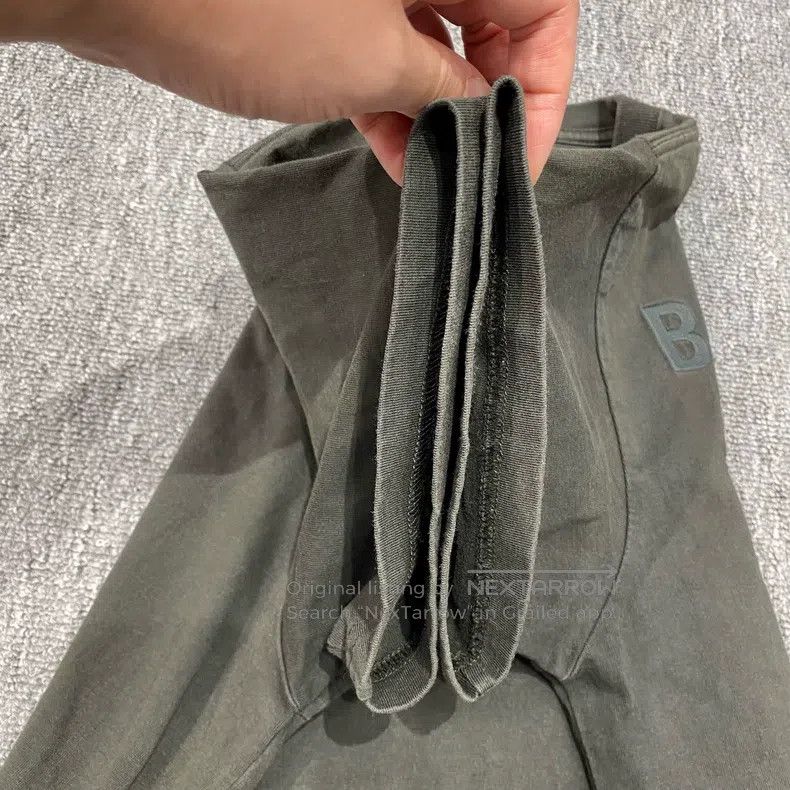 Balenciaga Balenciaga Dark Green Small Logo Short Sleeve Size US L / EU 52-54 / 3 - 9 Thumbnail