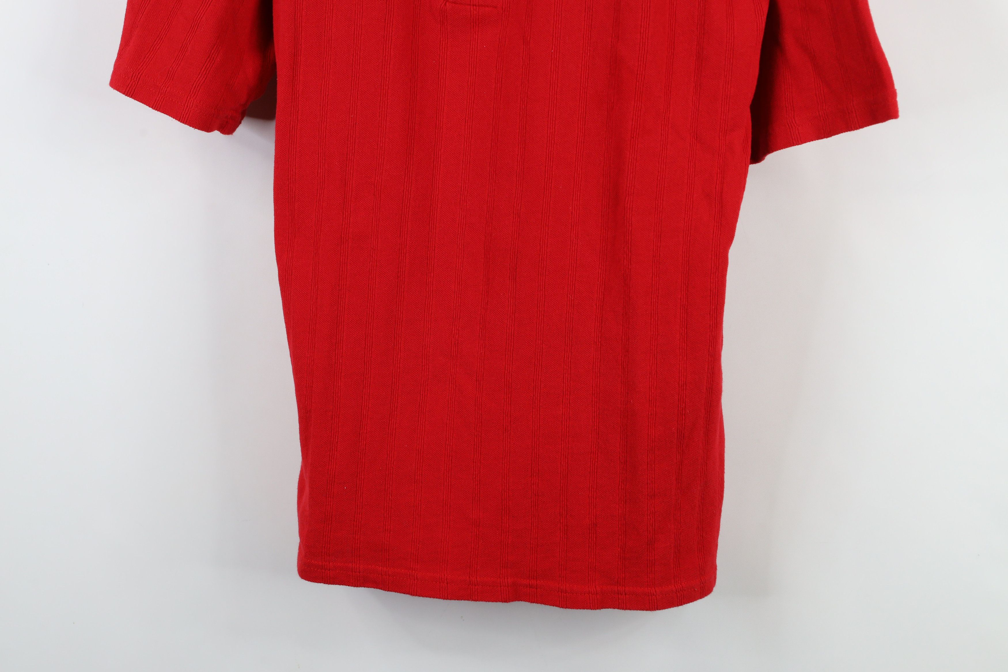 Vintage Vintage 90s Out Detroit Red Wings Hockey Henley T-Shirt Red Size US M / EU 48-50 / 2 - 3 Thumbnail
