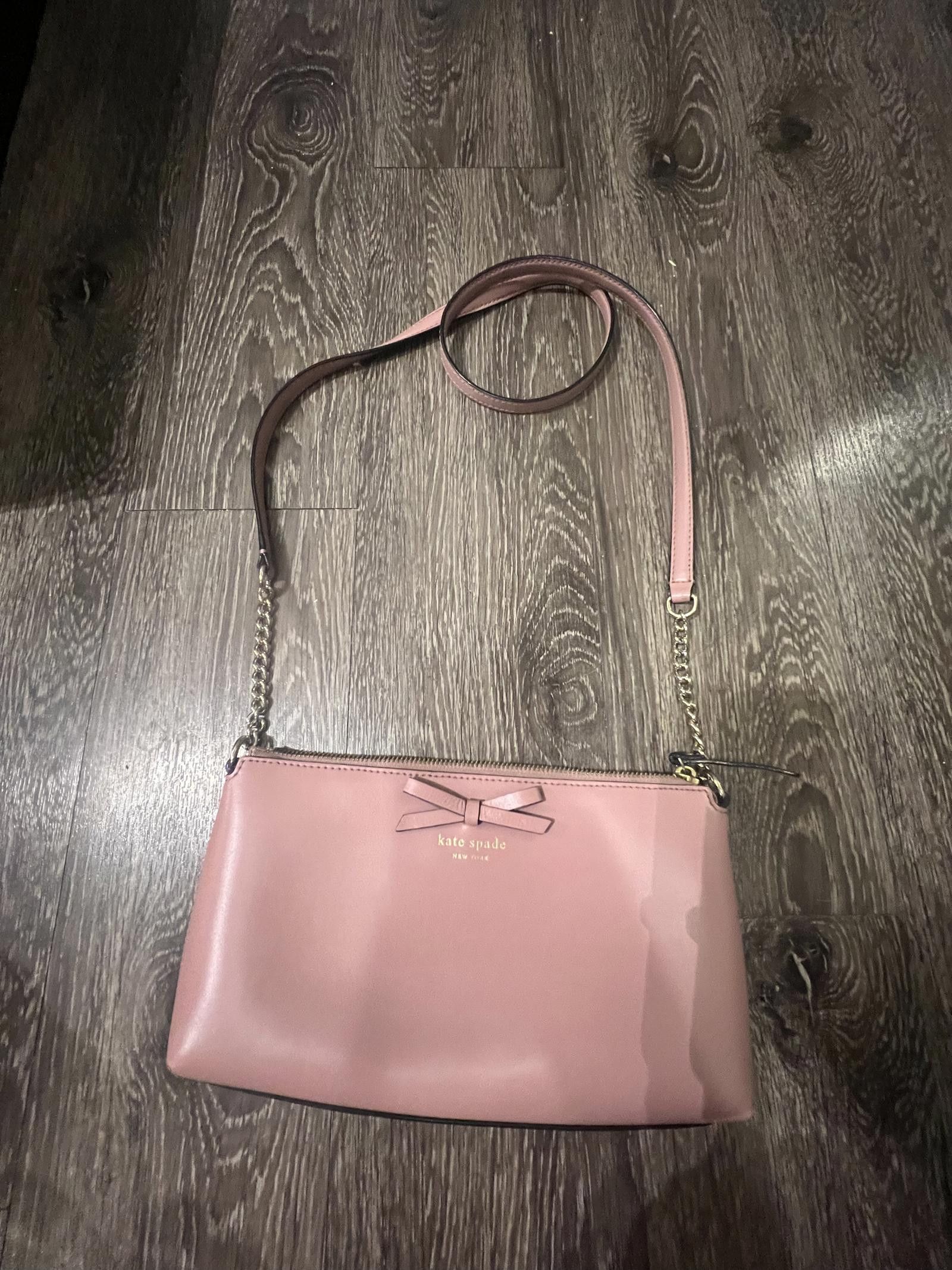 Designer Kate Spade Pink Mini Bow Crossbody Size ONE SIZE - 1 Thumbnail