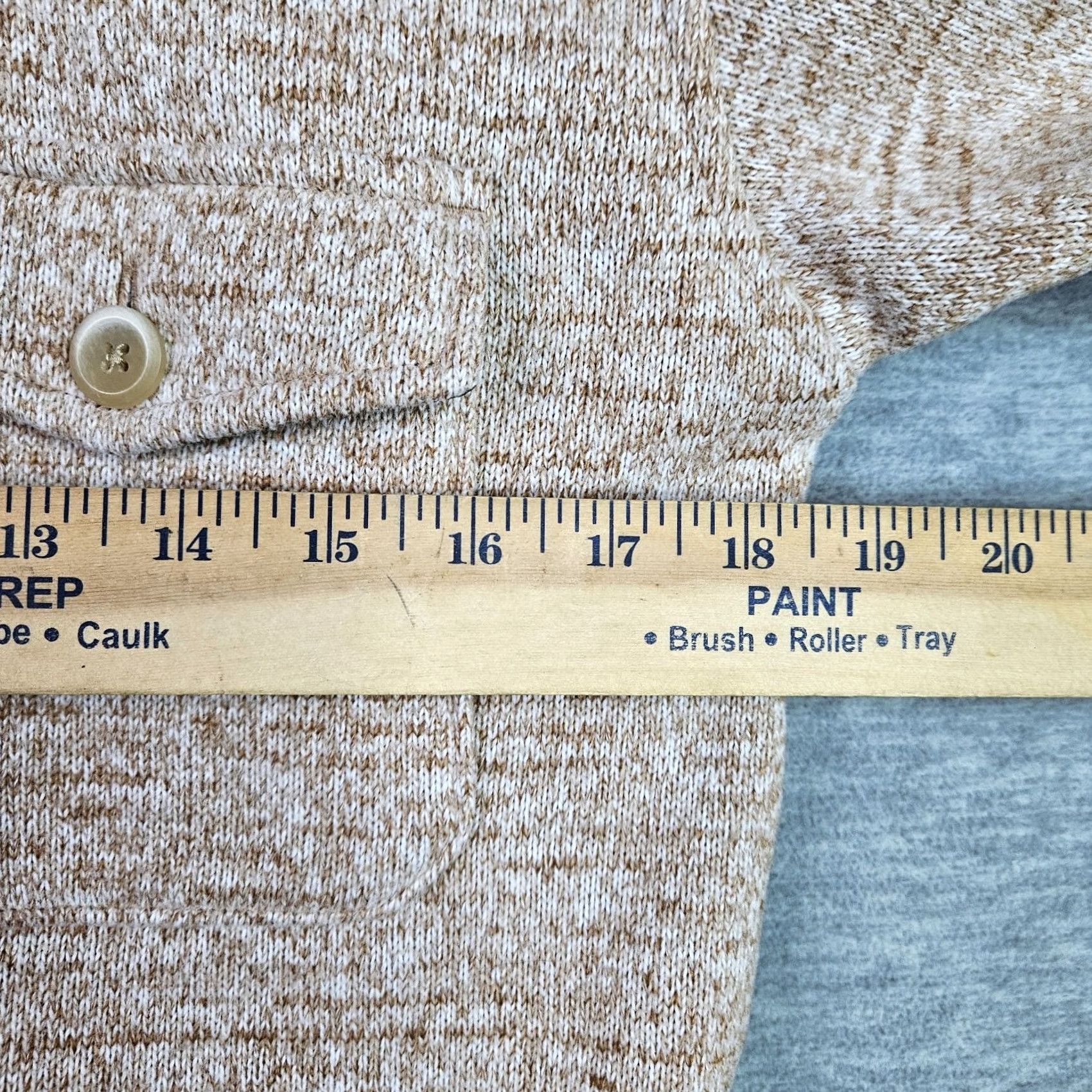 Prana prAna Tri Thermal Shaket Women's Button Up Jacket S Beige Polyester Zip Long Sleeve Size S / US 4 / IT 40 - 3 Thumbnail