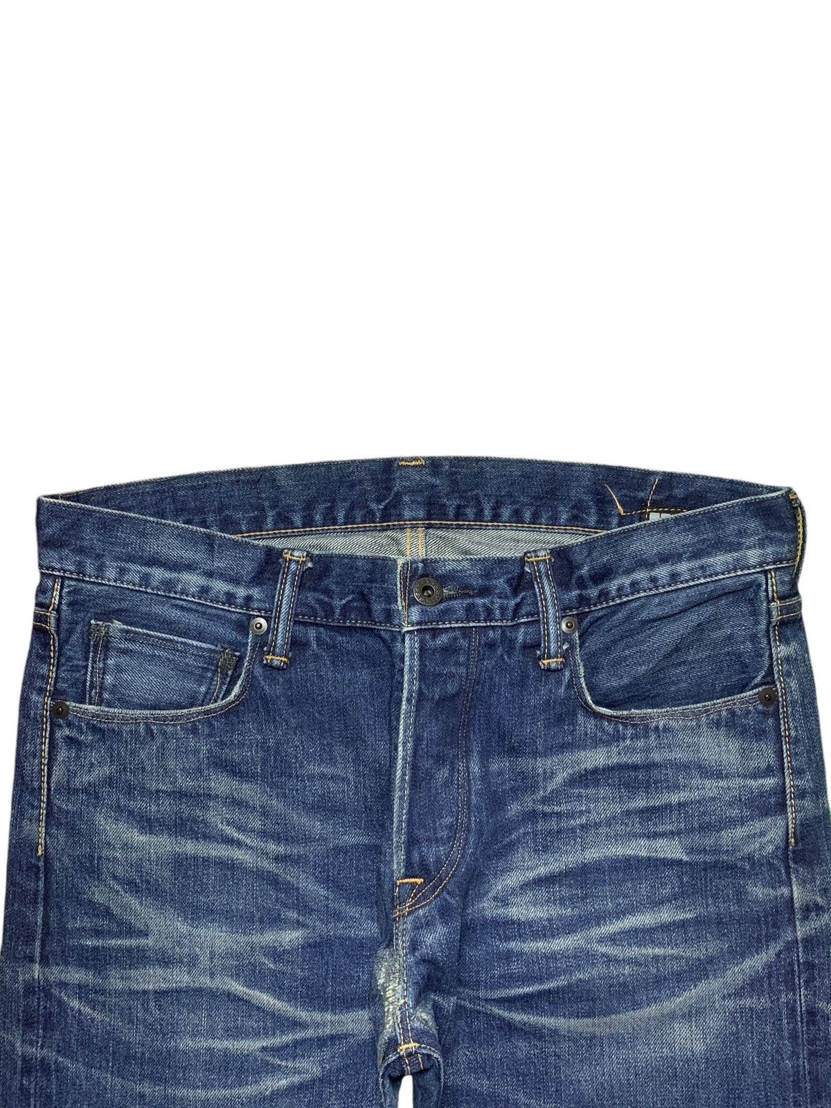 KURO Vintage Japanese Kuro Mud Wash Selvedge Jeans Size US 33 - 5 Thumbnail