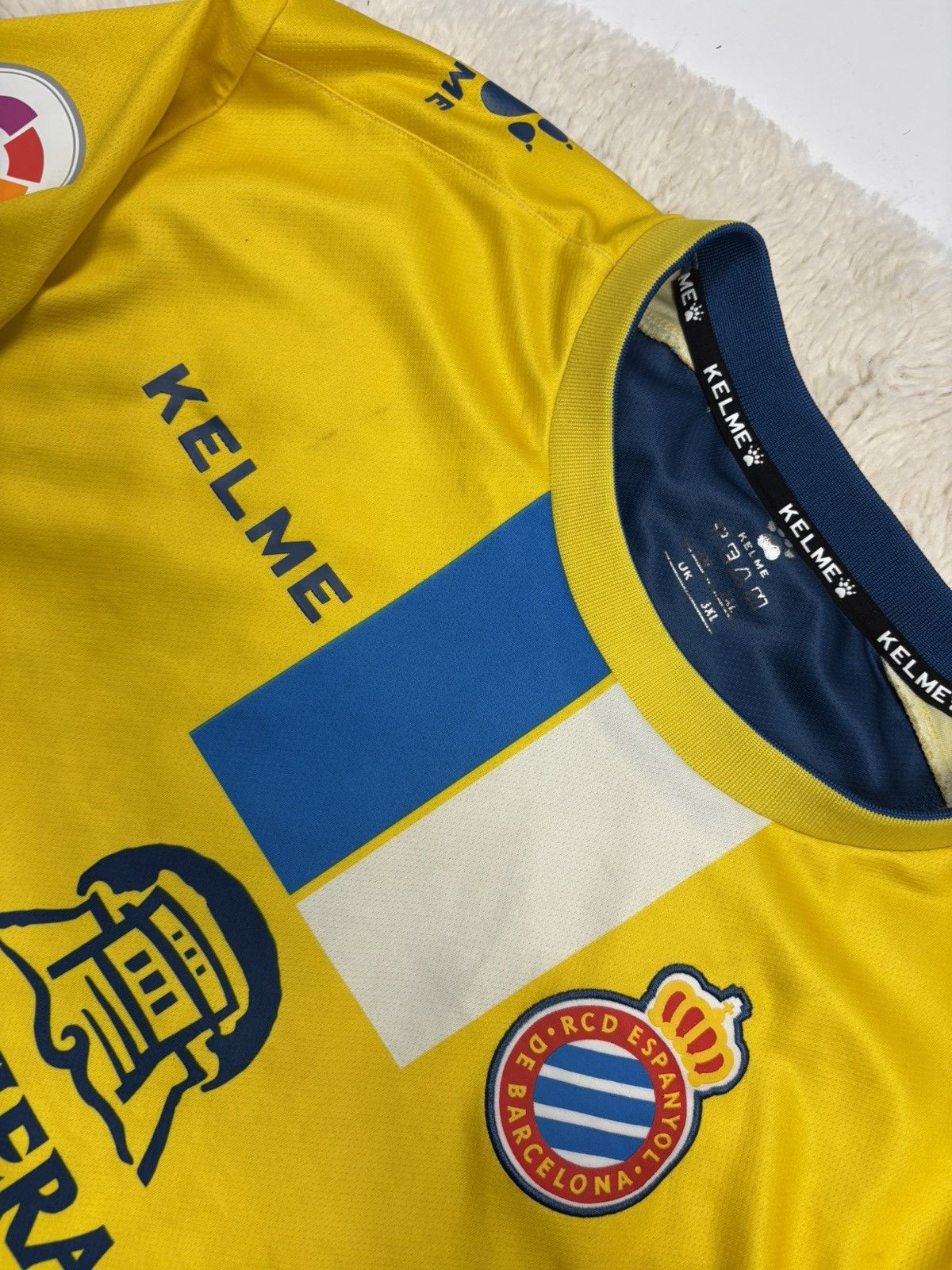 Other Kelme RCD Espanyol 18/19 Third Kit Soccer Jersey Rare Shirt Size US XL / EU 56 / 4 - 4 Thumbnail