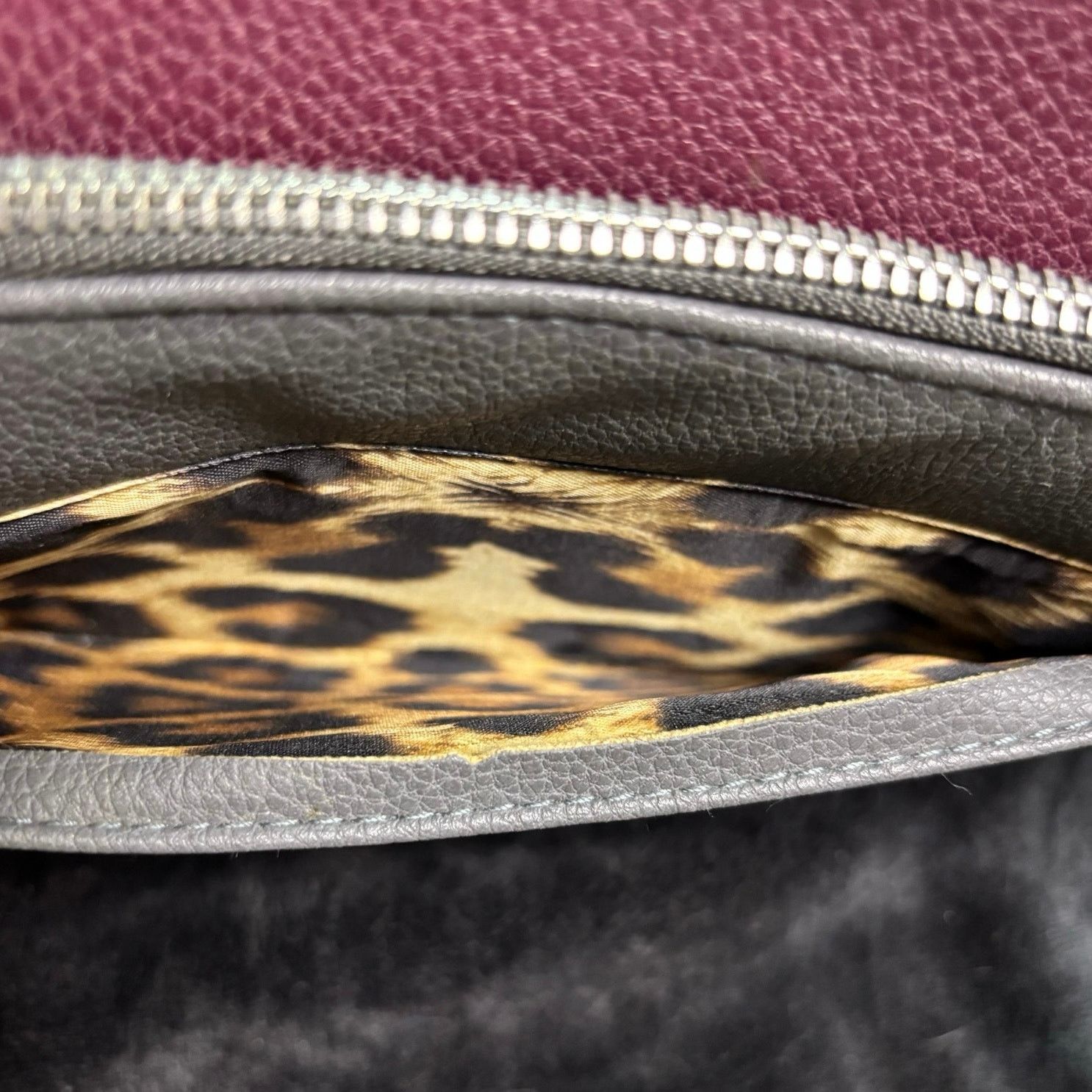 Jessica Simpson Black & Burgundy Jessica Simpson Purse Size ONE SIZE - 5 Thumbnail