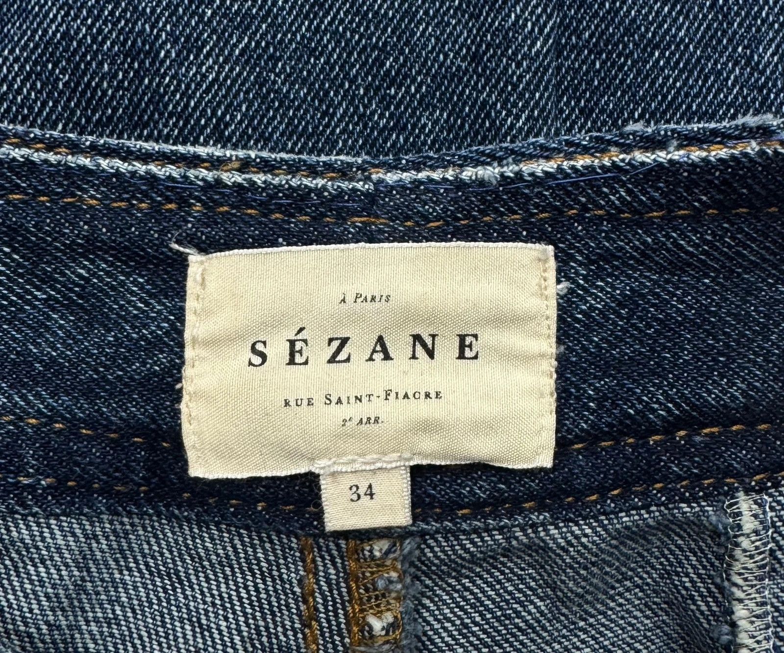 Sezane Sezane Tommy Trousers Denim Flare size 34 Size 25" / US 0 / IT 36 - 12 Thumbnail