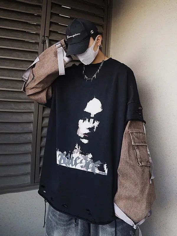 Other FACE Graphic Oversized Double Sided Sweatshirt Size US M / EU 48-50 / 2 - 4 Thumbnail