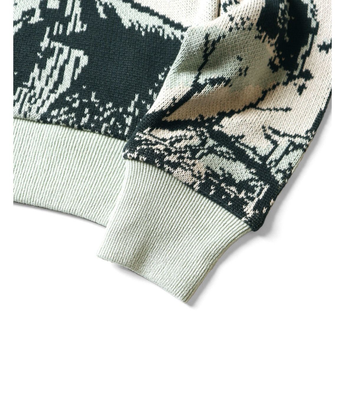 Kapital 8G Jacquard Knit Vintage Crew Sweater (BELOVED Mr_) size 3 Size US L / EU 52-54 / 3 - 5 Thumbnail