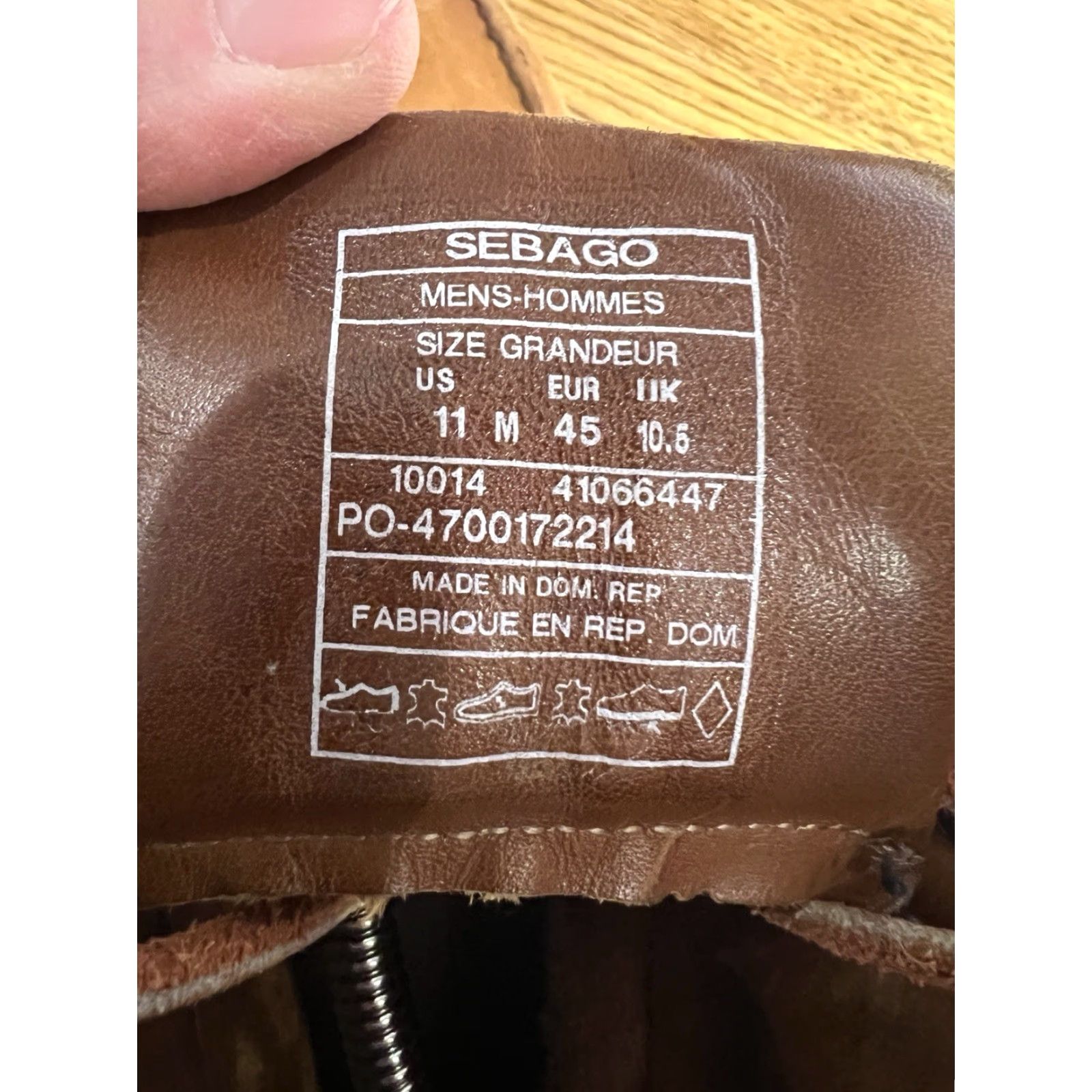 Sebago Sebago X Vane Scout Leather Boots Rust Cedar Mens Size 11 M Vibram Soles Chukka Ankle Leather Multicolor Casual Travel City Going Out Deer Mens Size US 11 / EU 44 - 7 Thumbnail