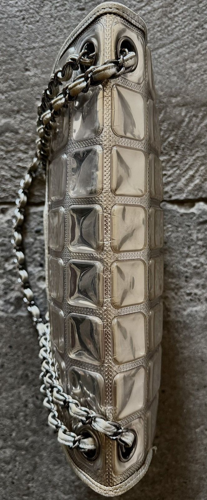 Chanel Chanel - Karl Lagerfeld - 2008 - Silver Ice Cube Flap Bag Size ONE SIZE - 6 Thumbnail