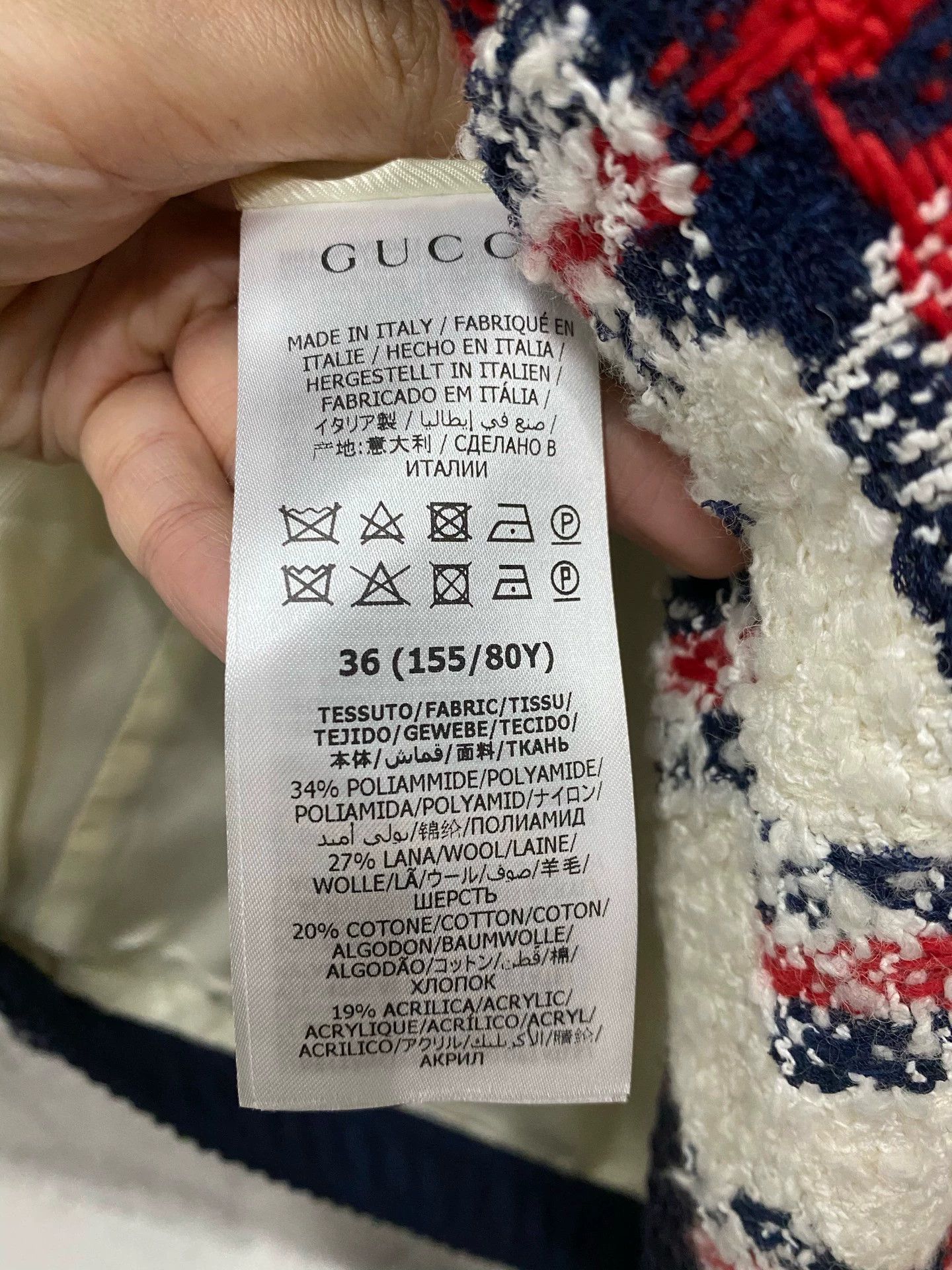Gucci Gucci Gingham Tweed New Coats Size XS / US 0-2 / IT 36-38 - 6 Thumbnail