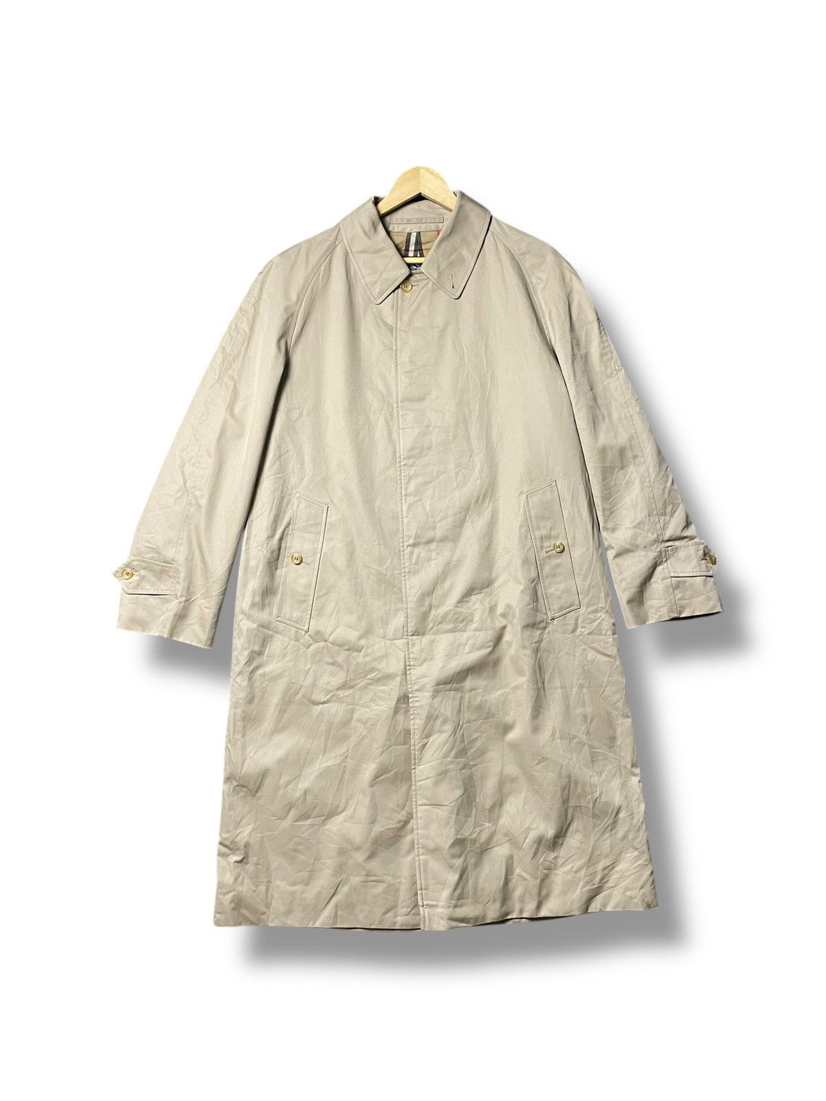 Burberry Prorsum × Designer × Vintage Vintage Burberrys Prosurm Long Trench Coat(44) Size US S / EU 44-46 / 1 - 1 Thumbnail
