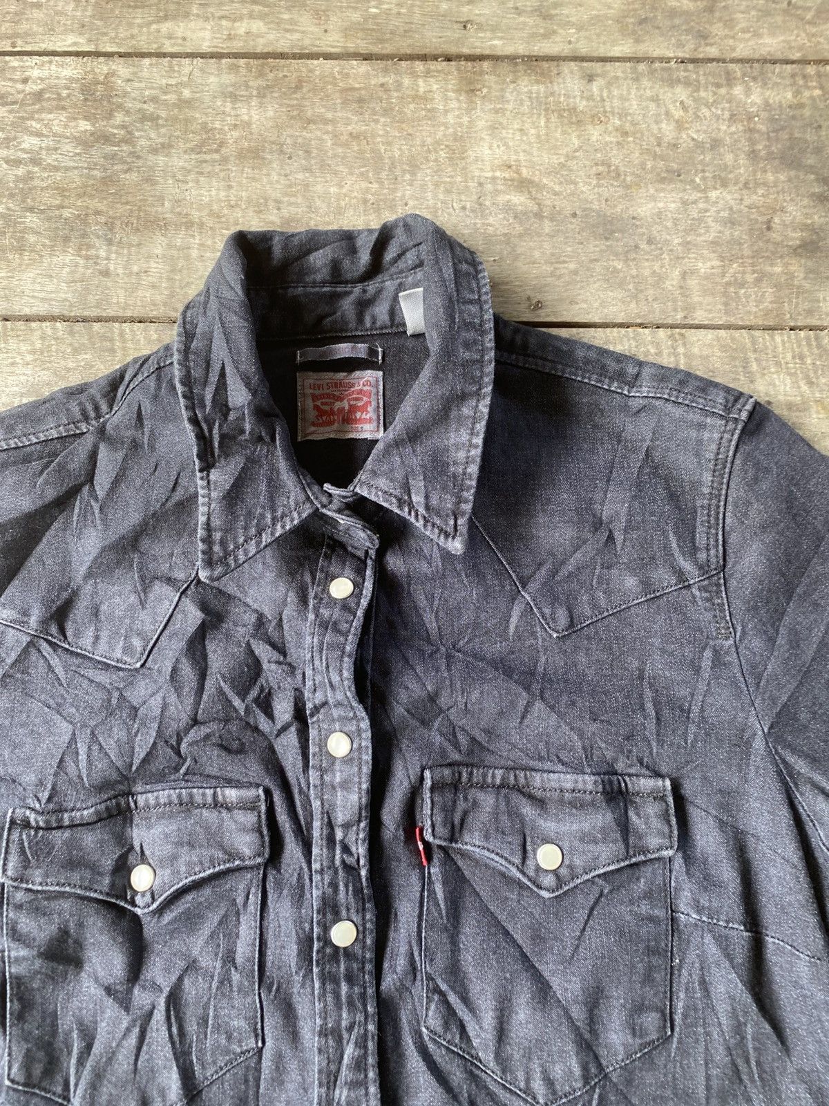 Levi's Levis size S snap button ling sleeve Size US S / EU 44-46 / 1 - 4 Thumbnail