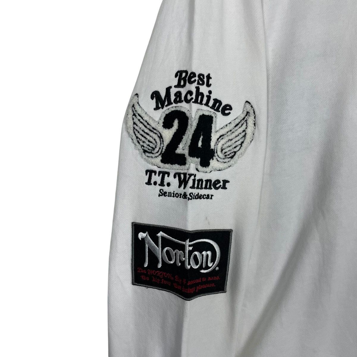 Norton Norton Big Logo Zipper Hoodie Size US L / EU 52-54 / 3 - 12 Thumbnail