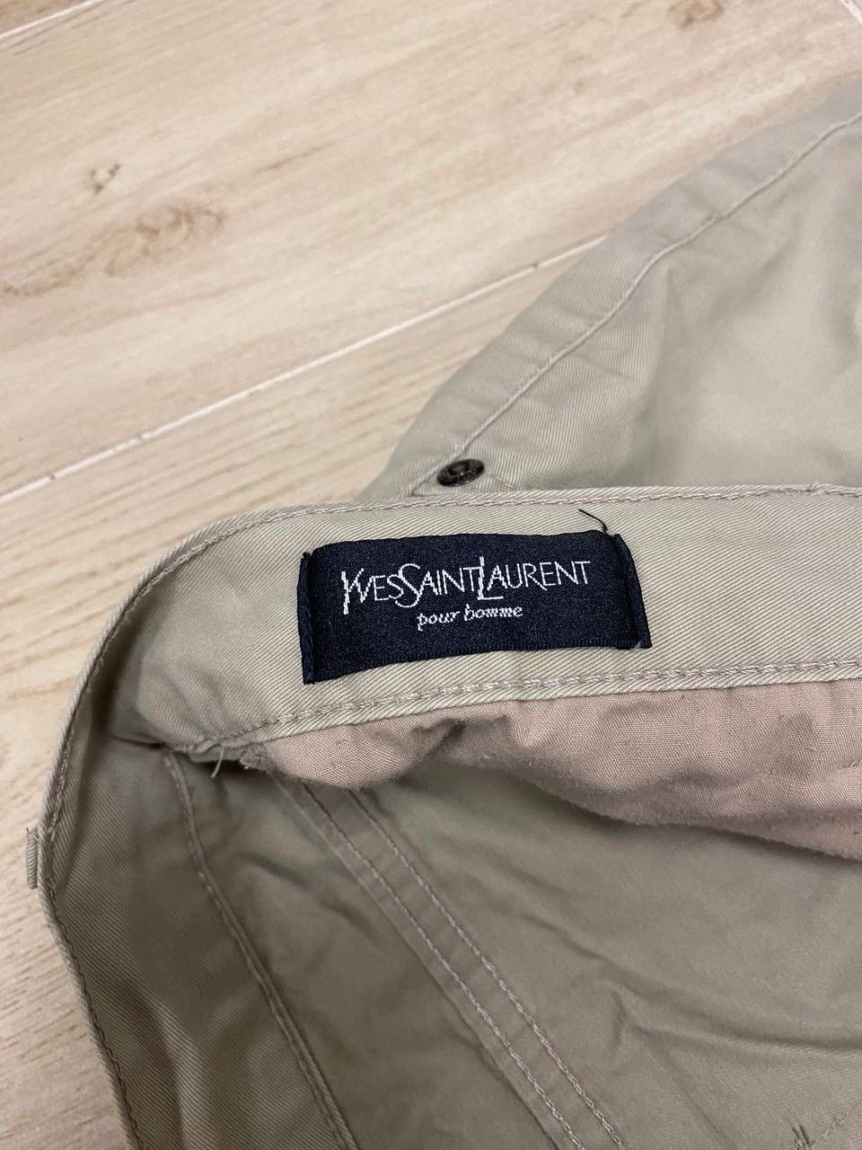 Yves Saint Laurent Vintage YSL Yves Saint Laurent Pour Homme Pants Big Logo Size US 34 / EU 50 - 5 Thumbnail