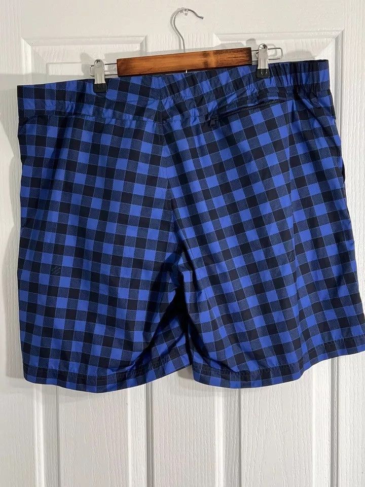 Louis Vuitton LOUIS VUITTON Damier Ebene Board Short Swim Trunks Blue XXL Size US 38 / EU 54 - 5 Thumbnail