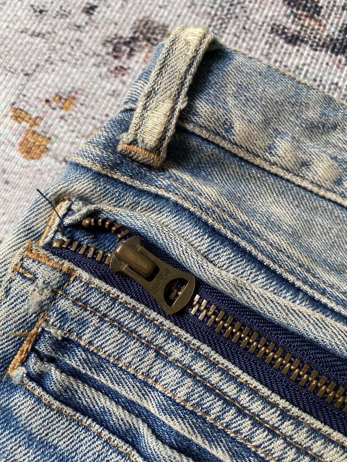 Japanese Brand Tokyo Ripper Rusty Distressed Denim Size US 30 / EU 46 - 15 Thumbnail